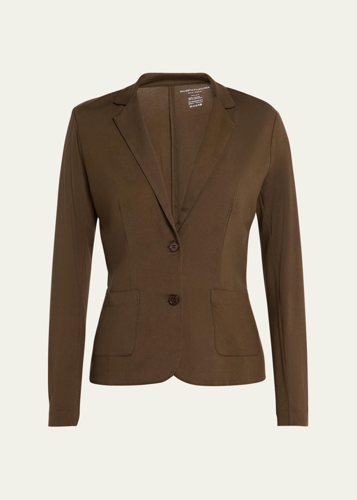 Majestic Filatures Soft Touch Two-Button Blazer - Bergdorf Goodman