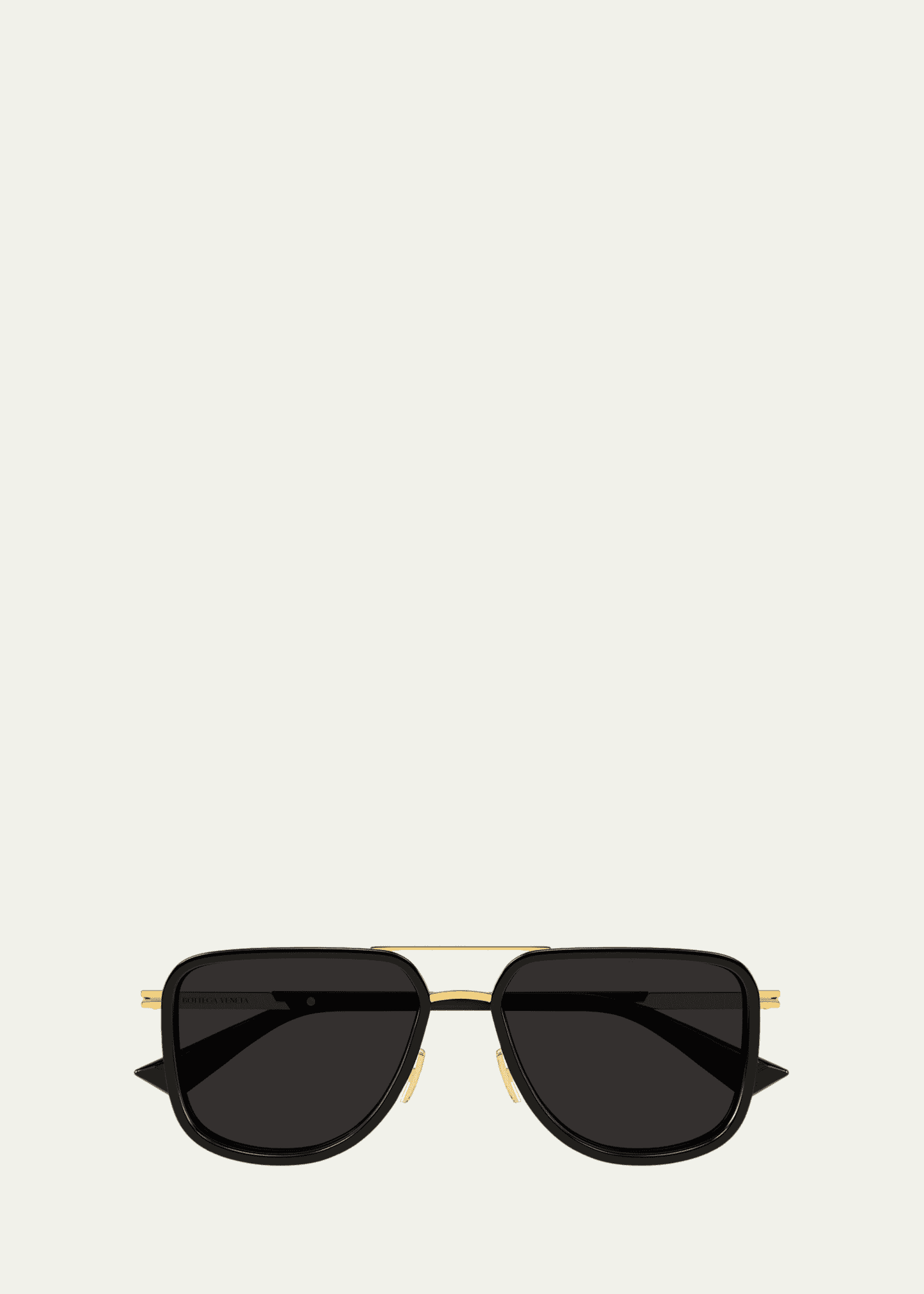 Bottega Veneta 56mm Acetate & Metal Aviator Sunglasses - Bergdorf