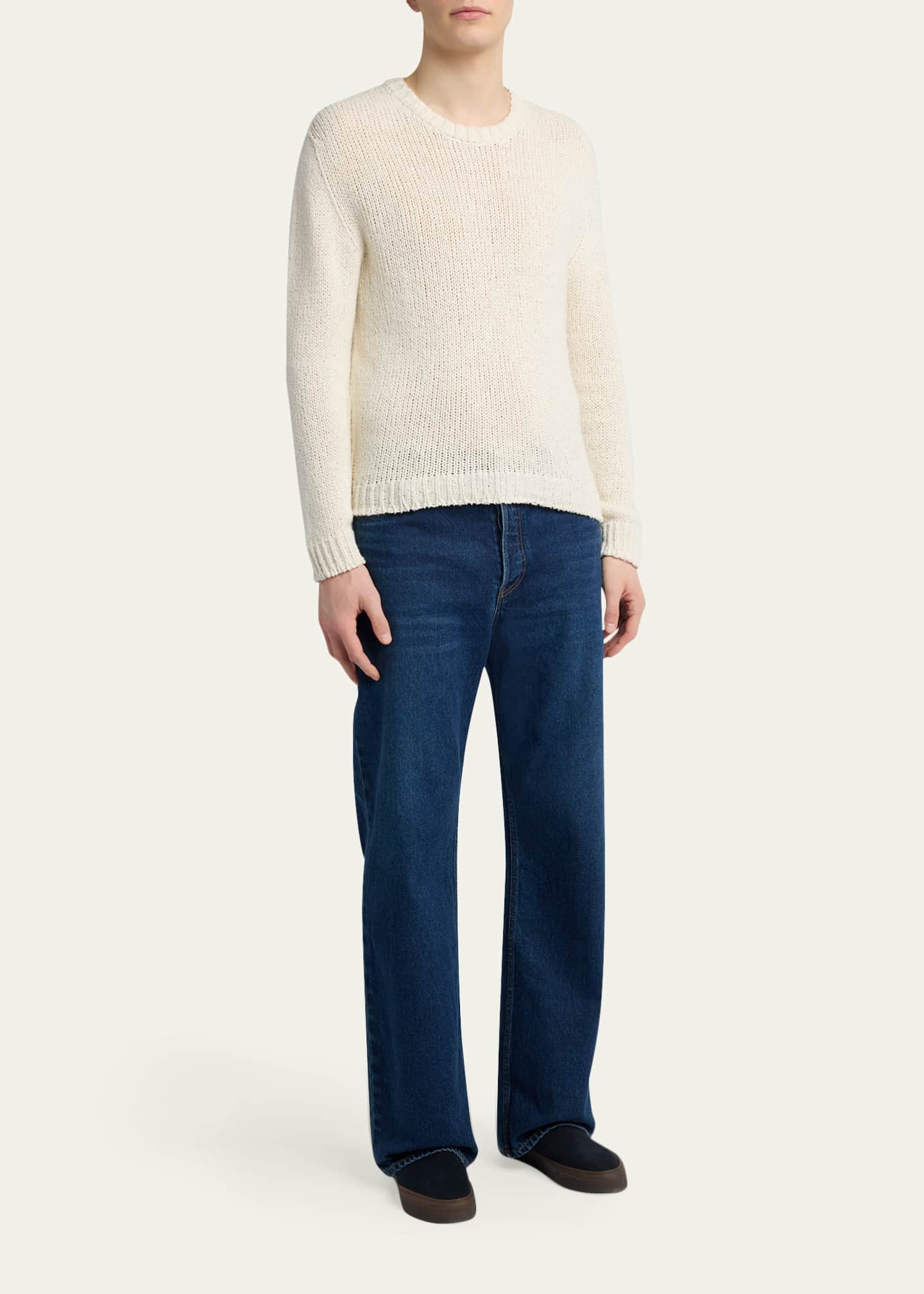 THE ROW Men's Siouxie Straight-Leg Cotton Denim Jeans - Bergdorf