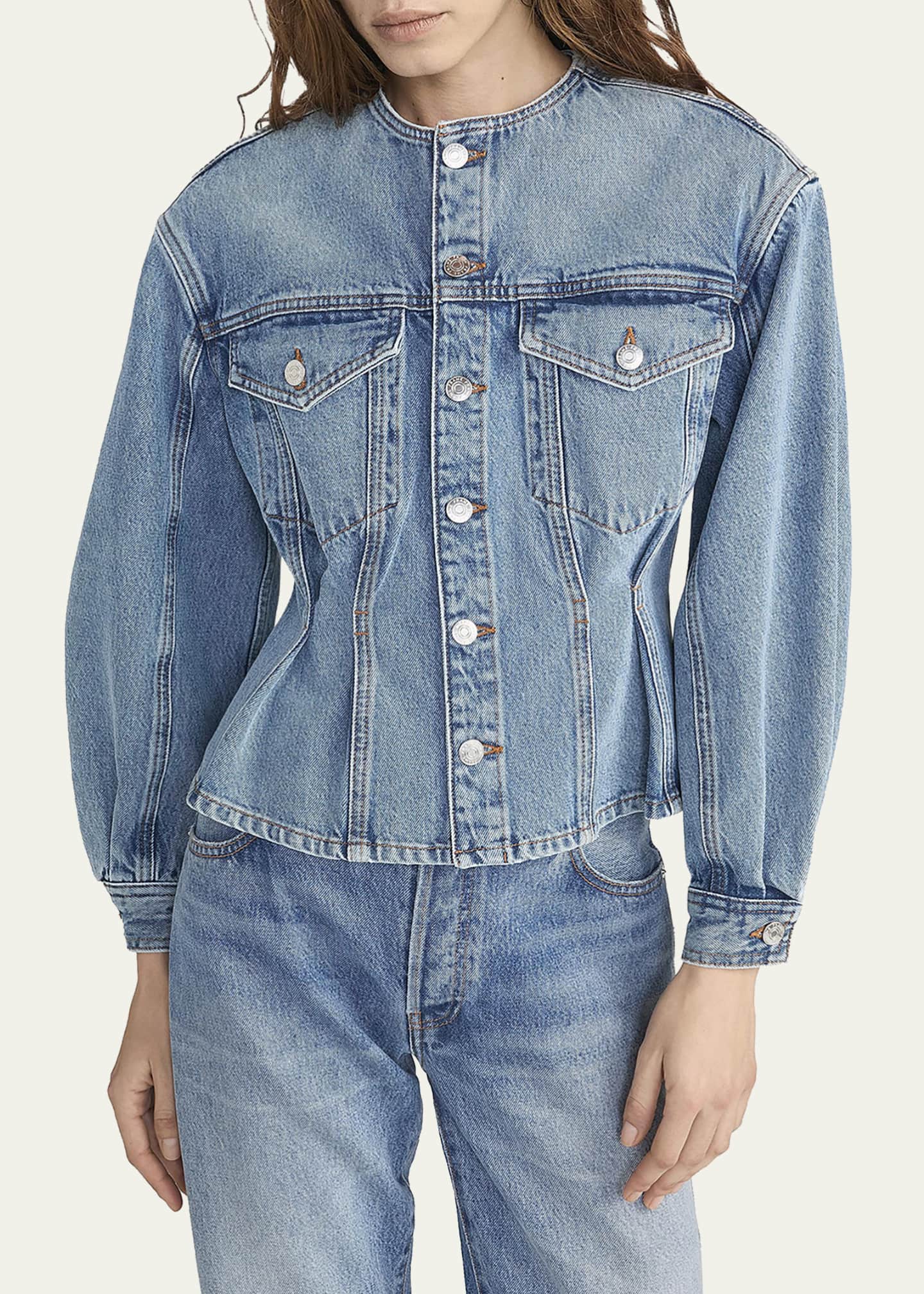 FRAME The Nipped Collarless Jacket - Bergdorf Goodman
