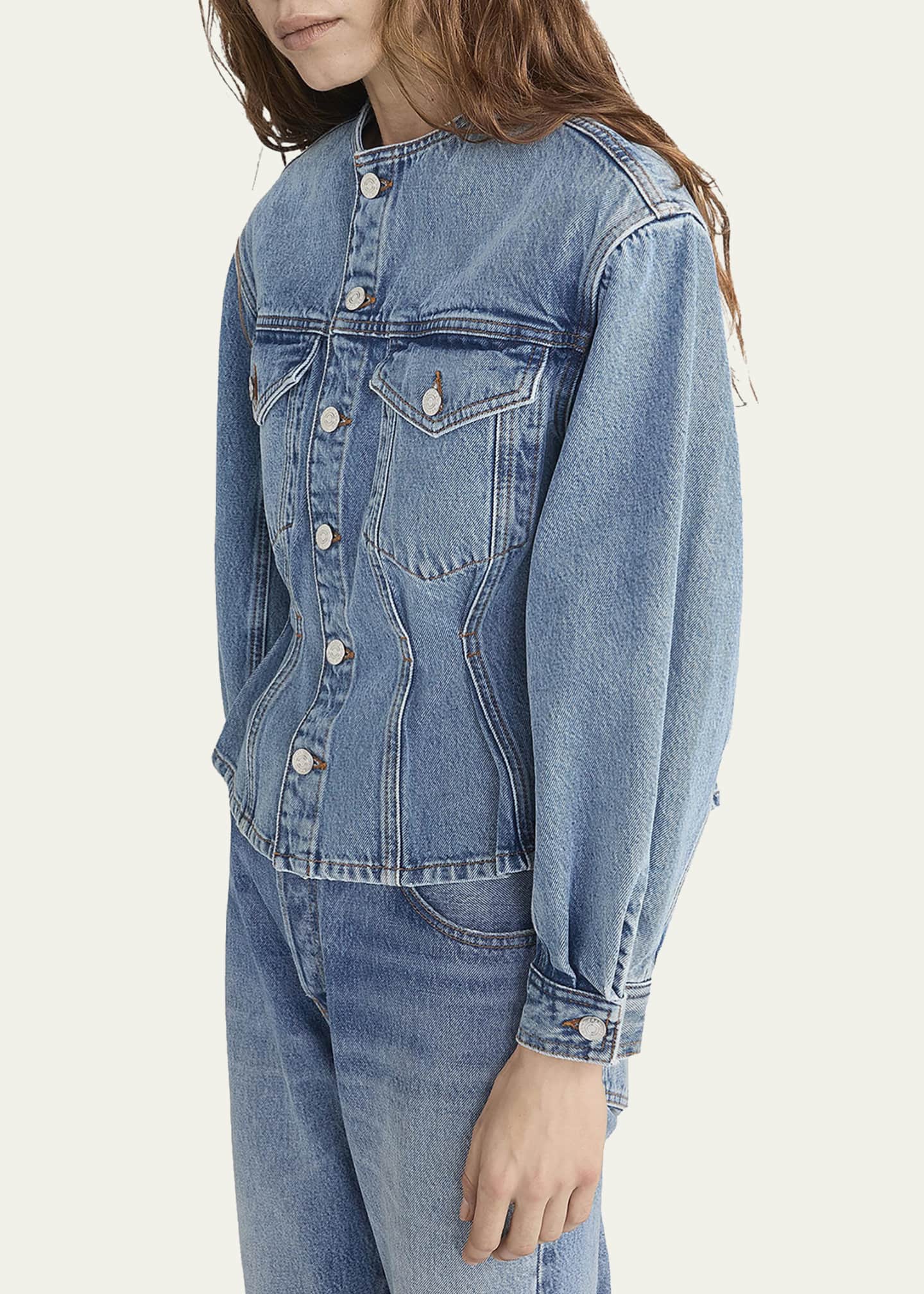 FRAME The Nipped Collarless Jacket - Bergdorf Goodman