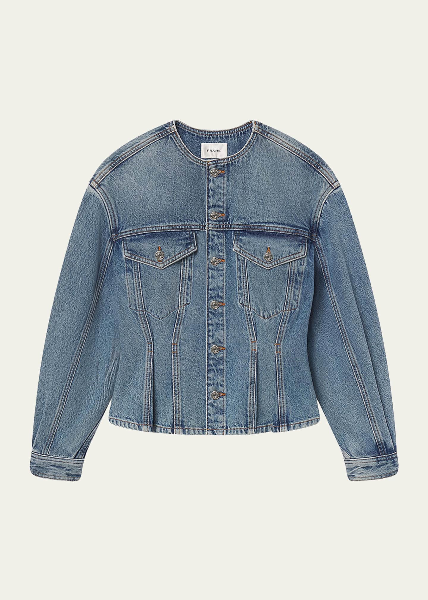 FRAME The Nipped Collarless Jacket - Bergdorf Goodman
