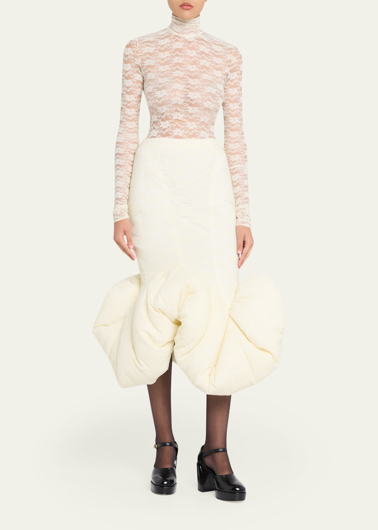 marc jacobs lace dress Marc Jacobs - Sculpted Lace Shadow Dress