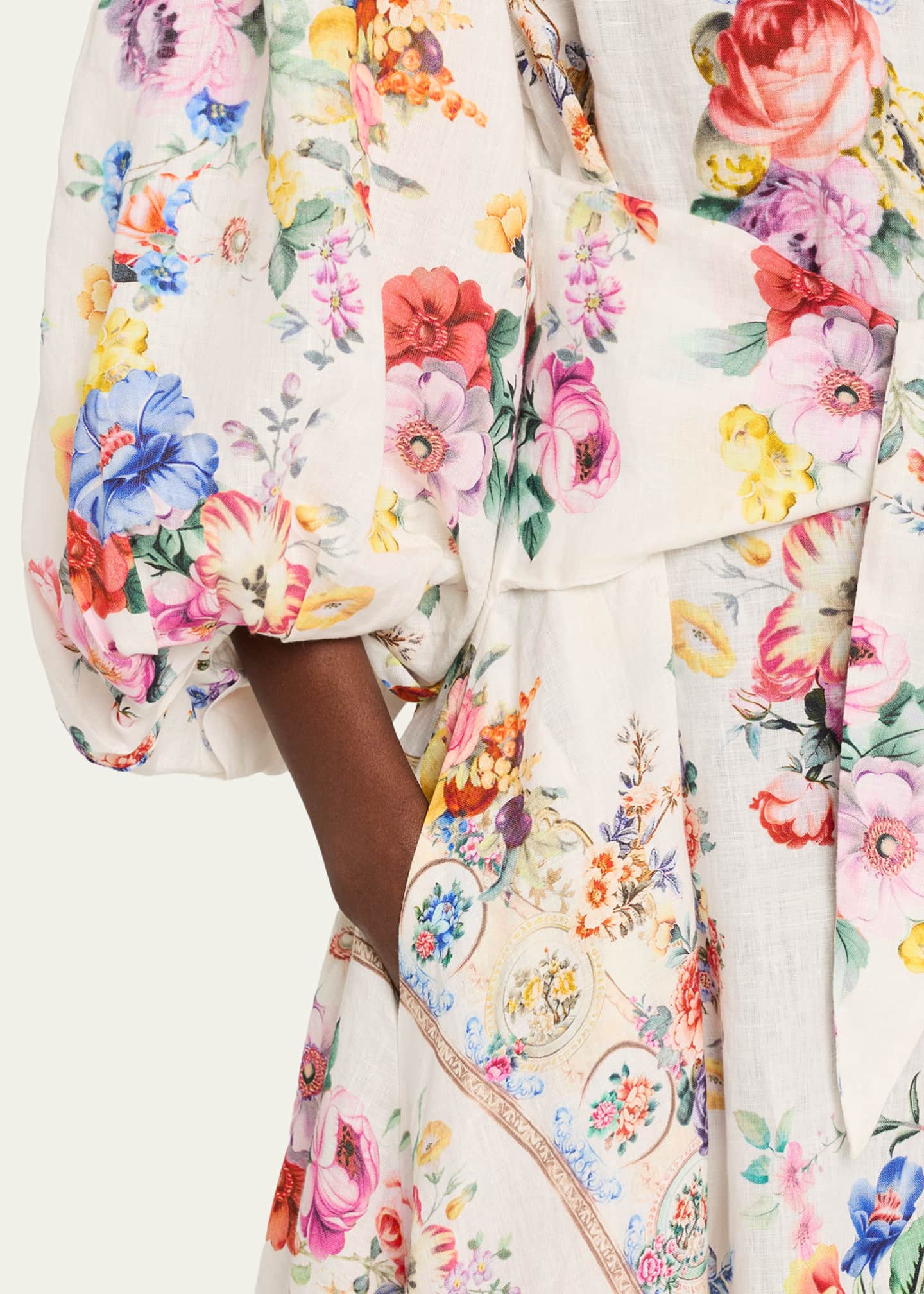 heart print shirt dress Empire Hotched Shirt Dress-Multi, Starburst Heart