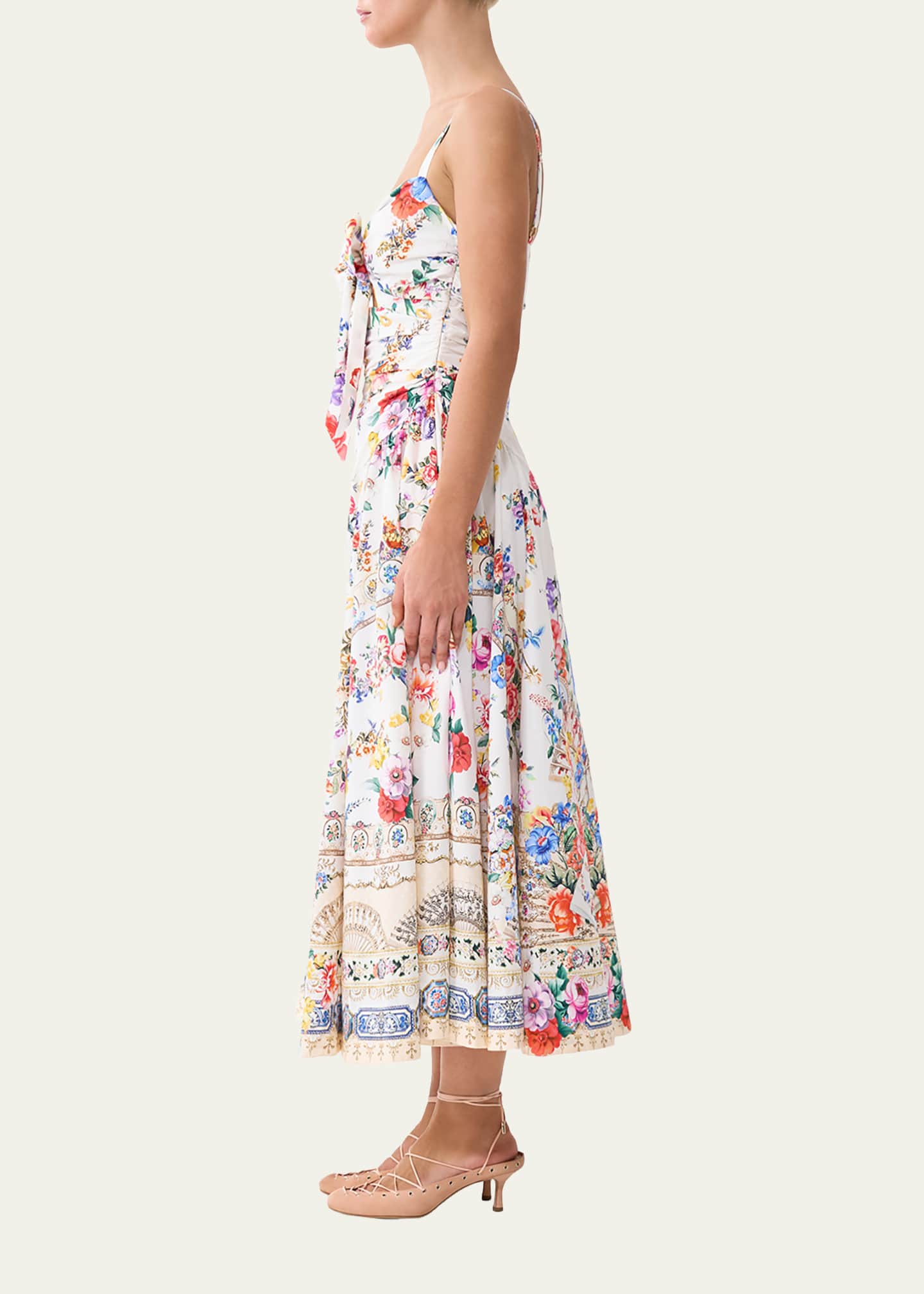 camilla midi dress Camilla Sheer Dressy Midi Dress Blue / M