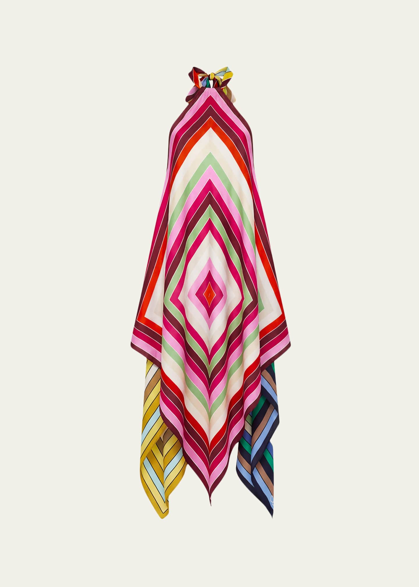Diane Von Furstenberg Harley Scarf Dress - Dorian Scarf Multi