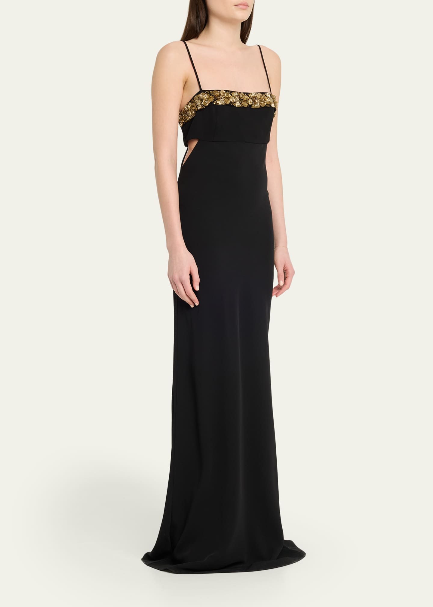 Ramy Brook Helen Floral Embellished Gown - Bergdorf Goodman