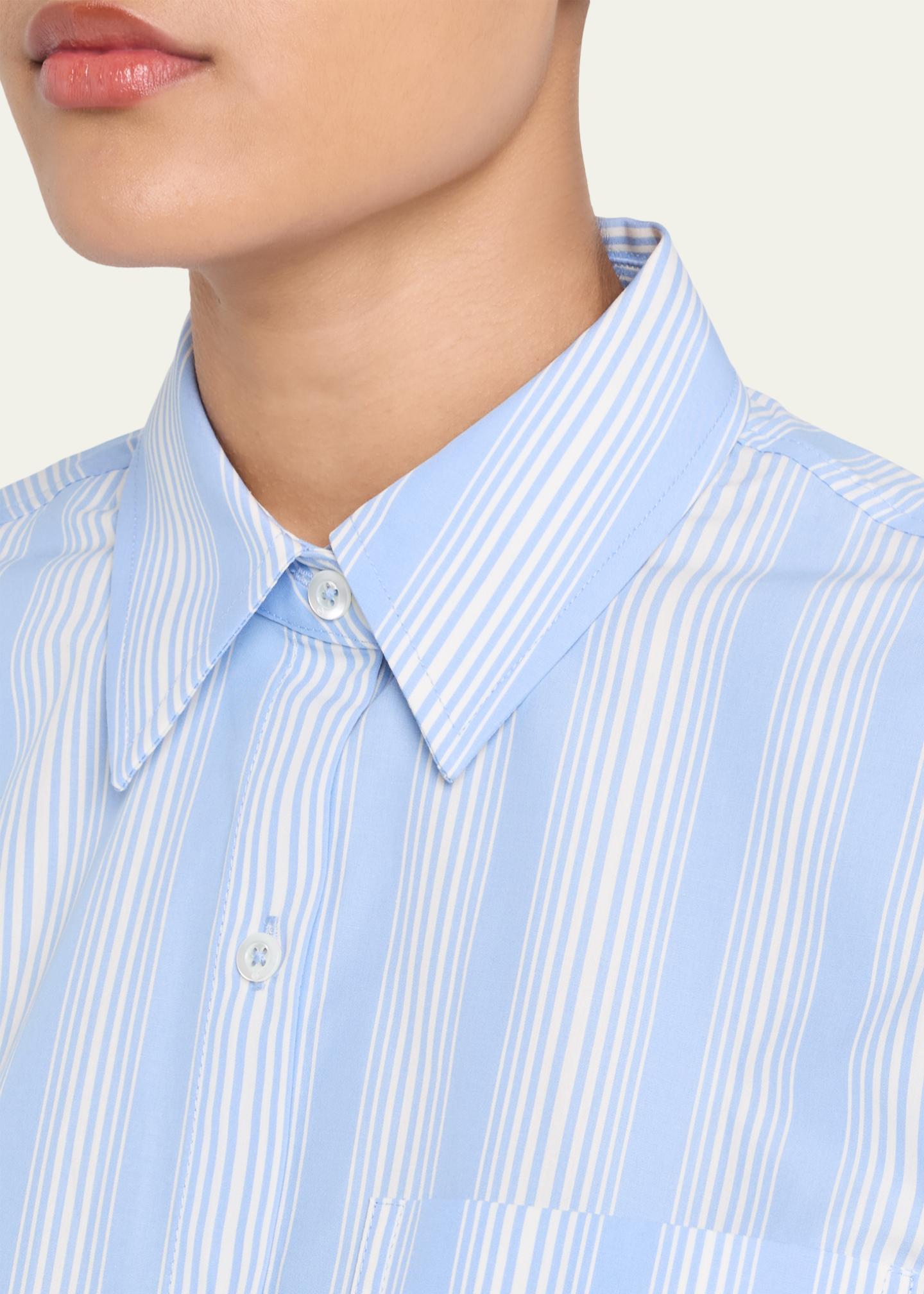 3.1 Phillip Lim Pinstripe Long-Sleeve Shirt - Bergdorf Goodman