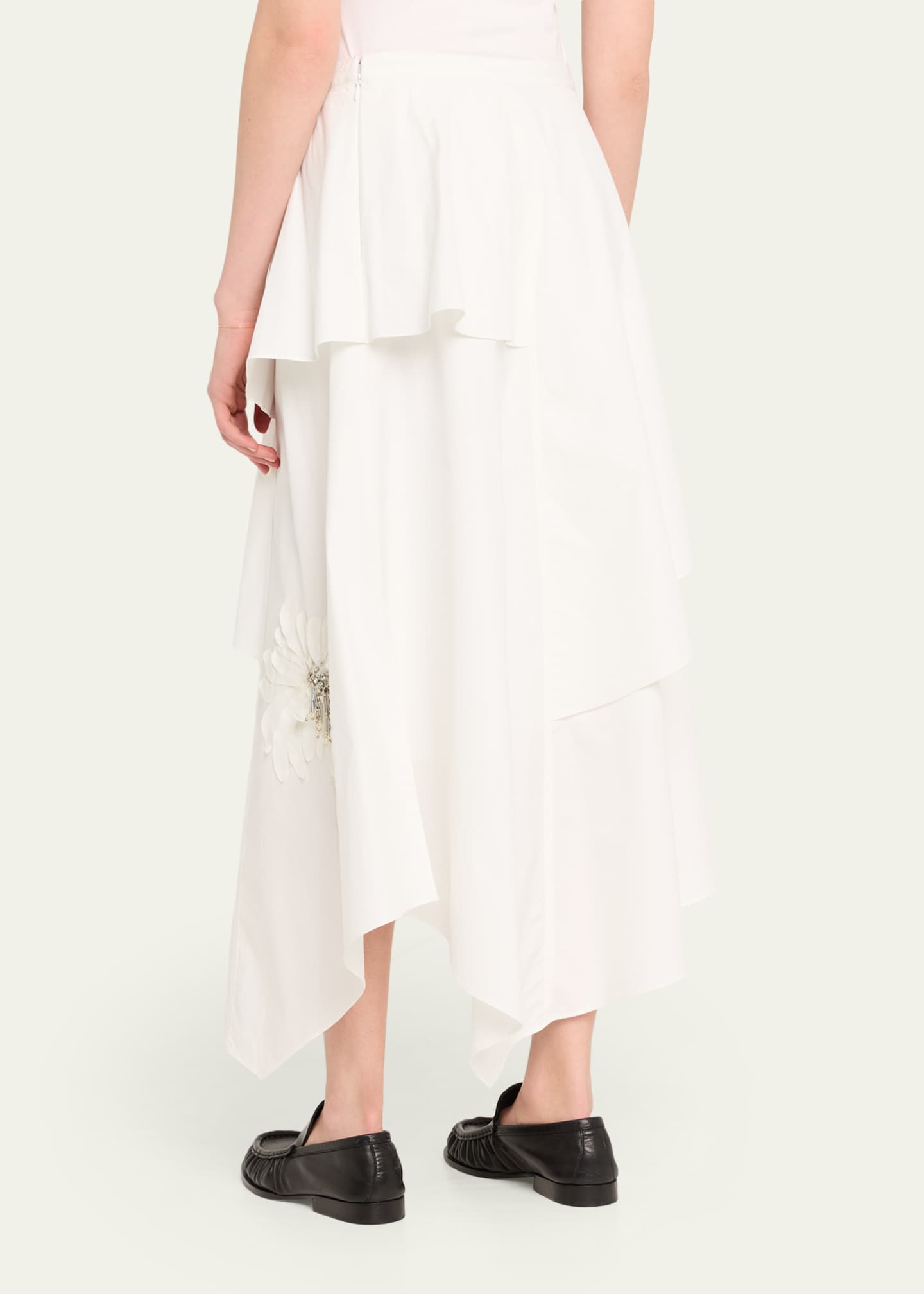 3.1 Phillip Lim Embellished Layered Midi Skirt - Bergdorf Goodman