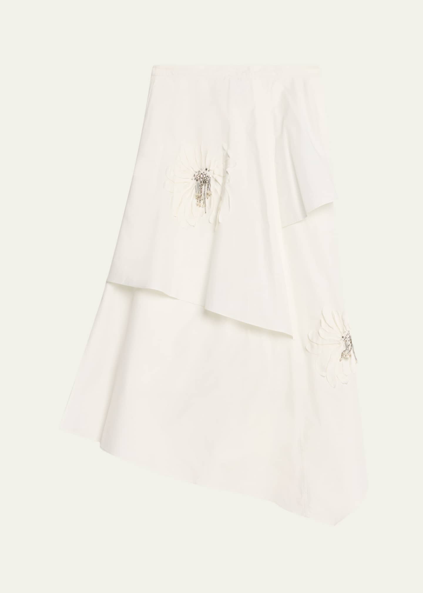 3.1 Phillip Lim Embellished Layered Midi Skirt - Bergdorf Goodman