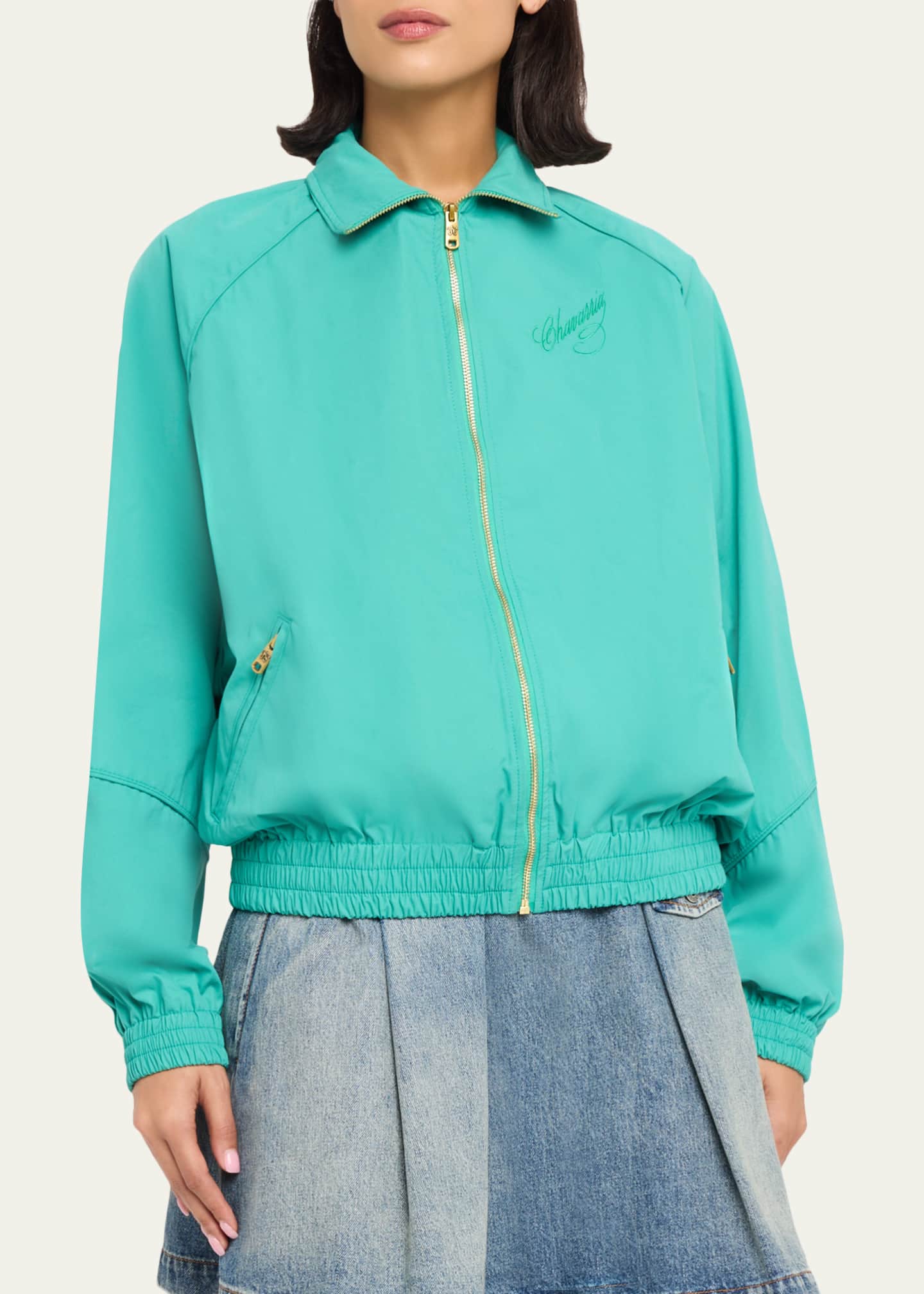 Willy Chavarria Ruff Rider Zip Track Jacket - Bergdorf Goodman