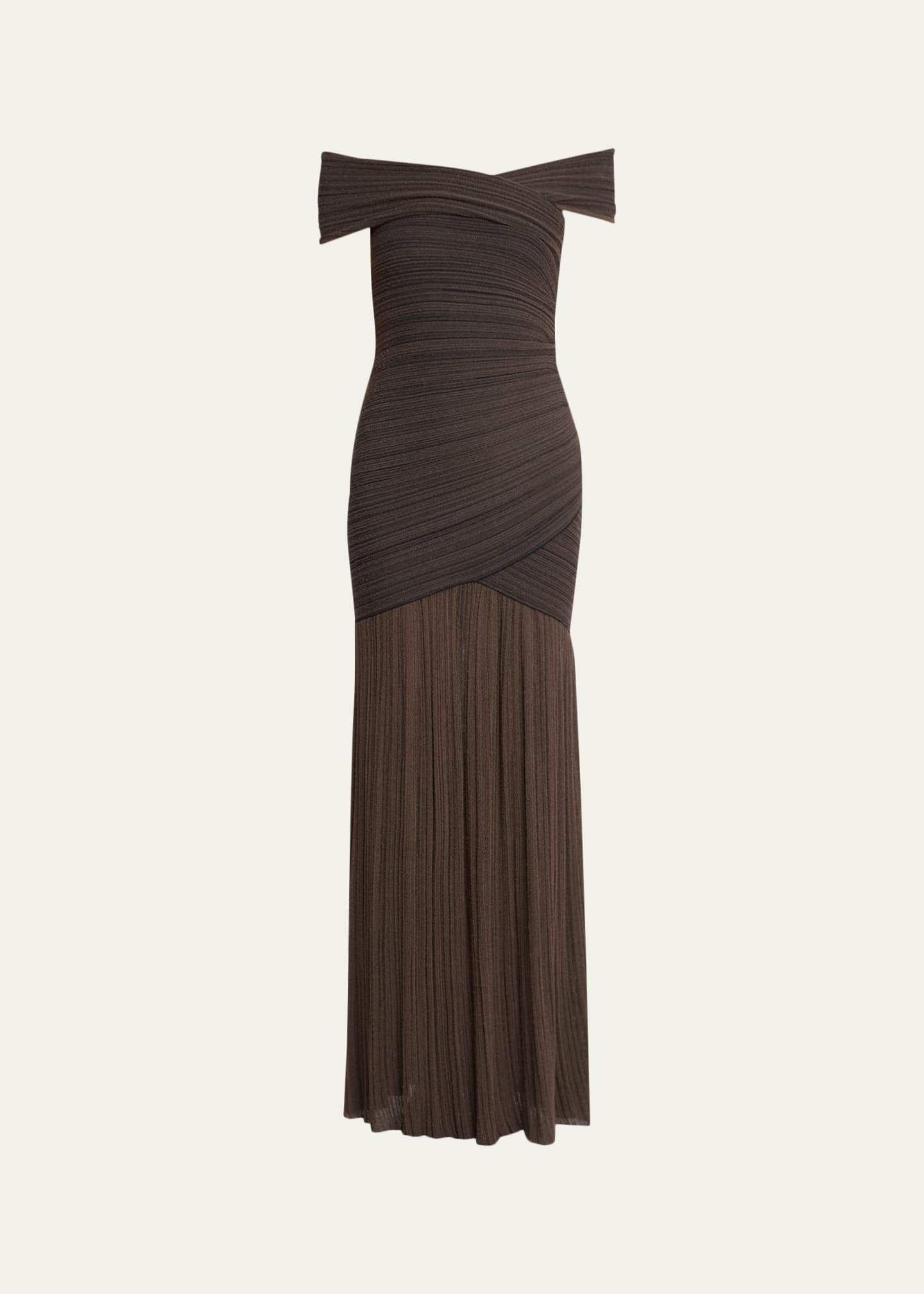 balmain white and black viscose off the shoulder dress Dotted tweed one-shoulder dress - Women