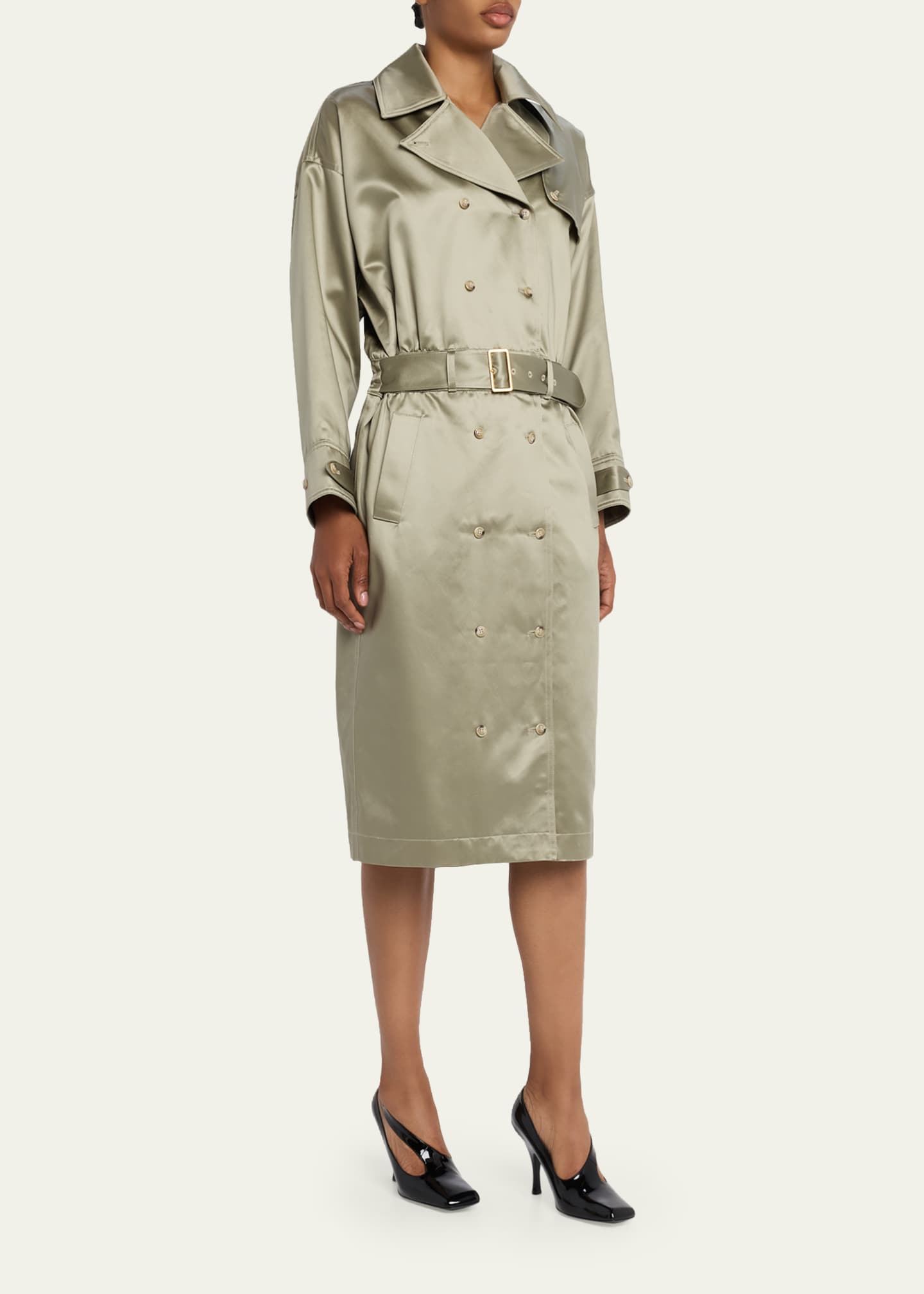 beige trench dress Sylvia Trench Dress - Beige