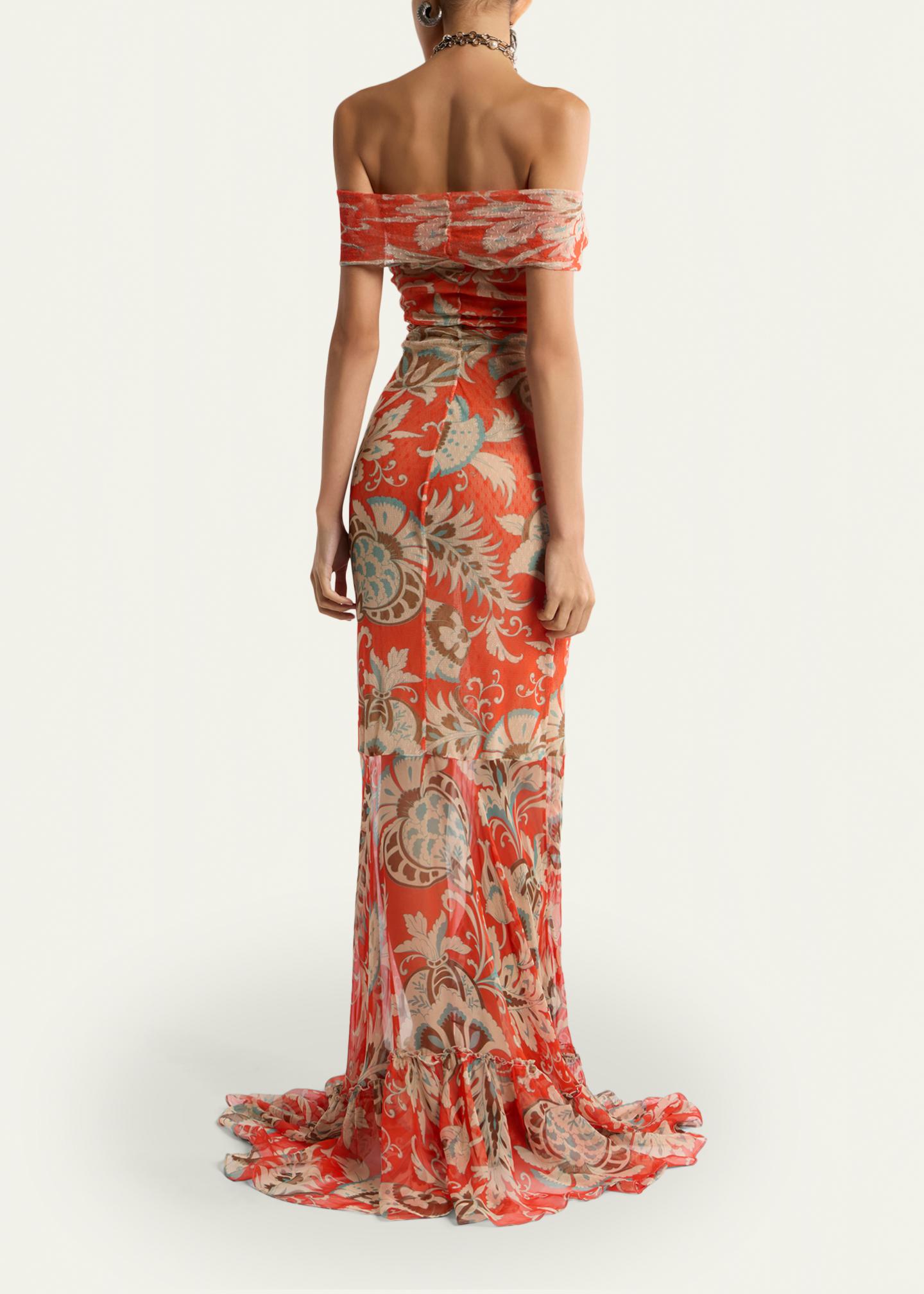 chinese dress ladies Etro Floral Maxi Dress