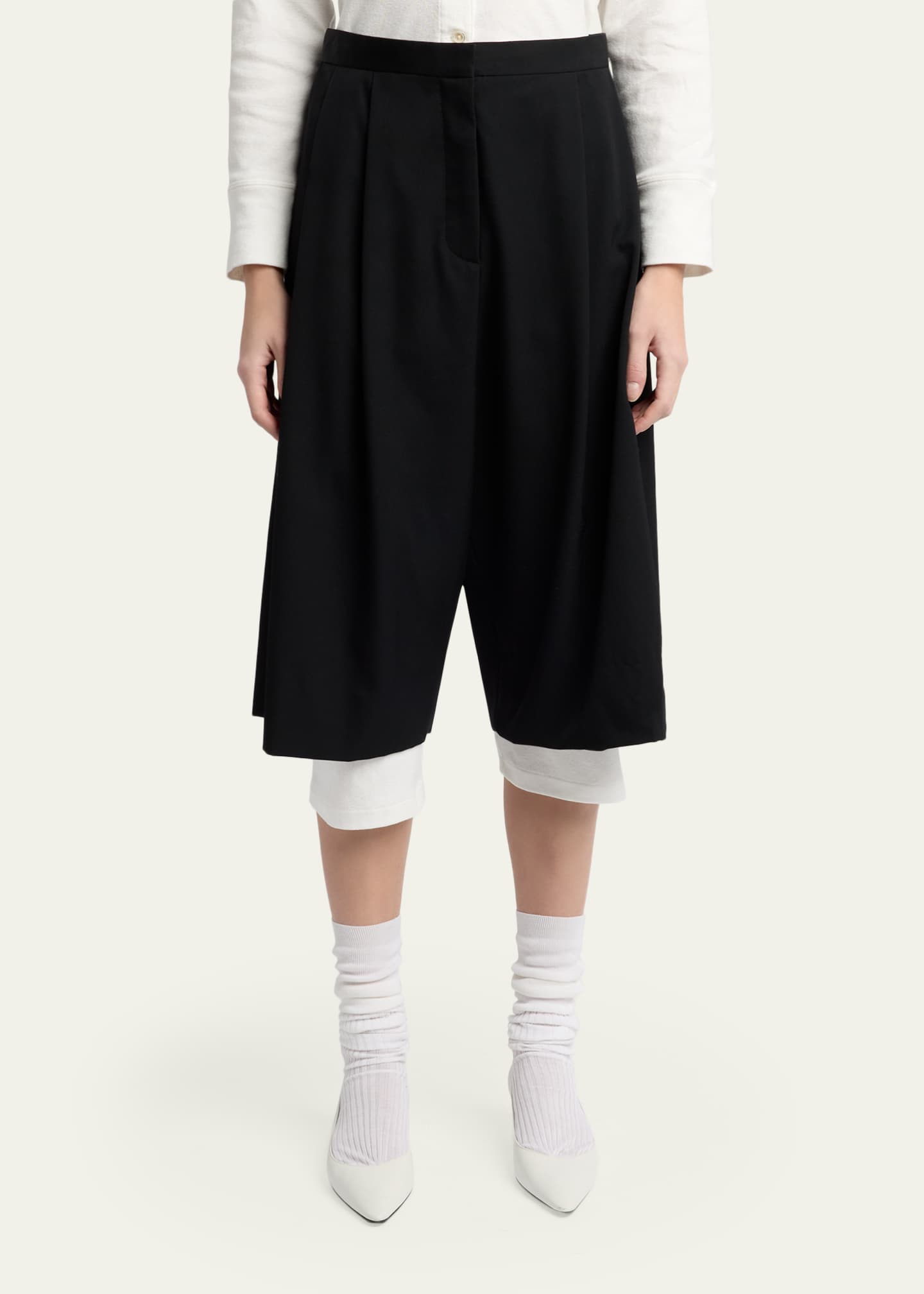 みな#-63 Ventile gabardine 2tuck shorts 63 Ventile gabardine 2tuck shorts みな#-63 Ventile gabardine 2tuck