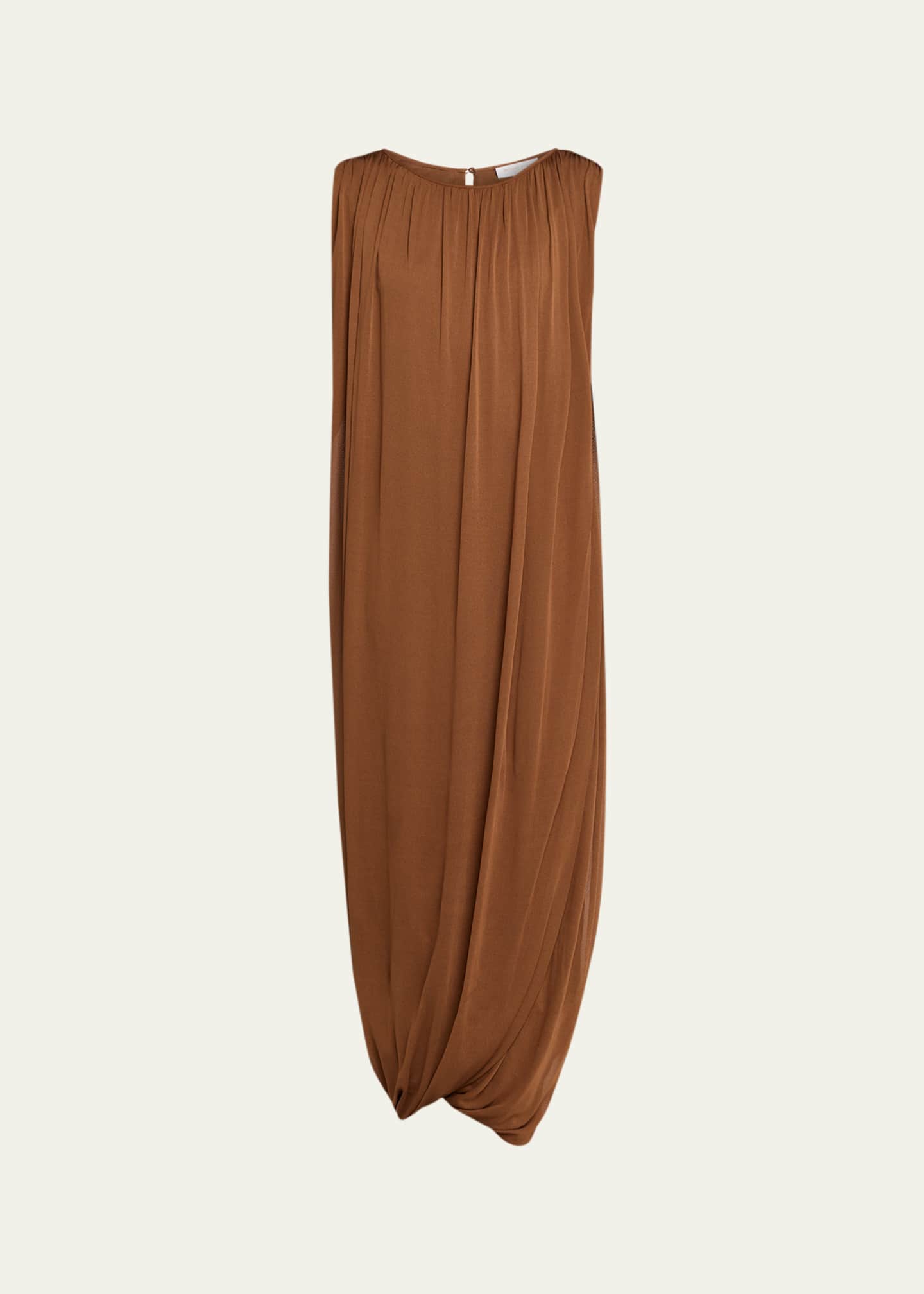 Michael Kors Collection Draped Chiffon Blouson Maxi Dress - Bergdorf Goodman