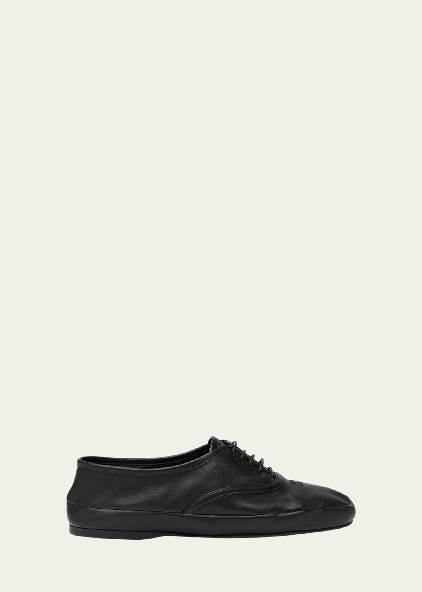 Miu Miu Nappa Leather Low-Top Sneakers - Bergdorf Goodman