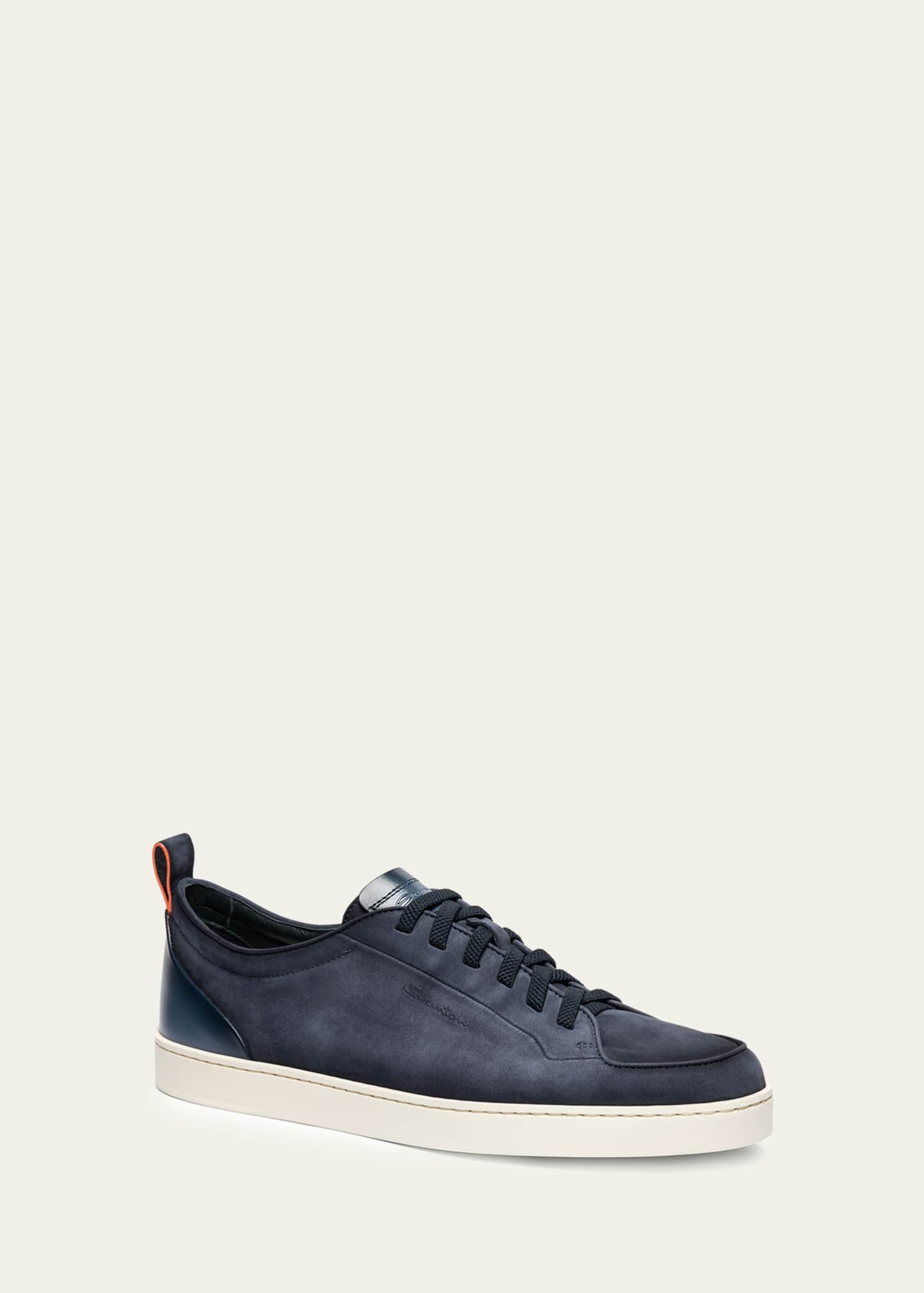 Santoni Men's Off Duty Burnished Suede Low-Top Sneakers - Bergdorf