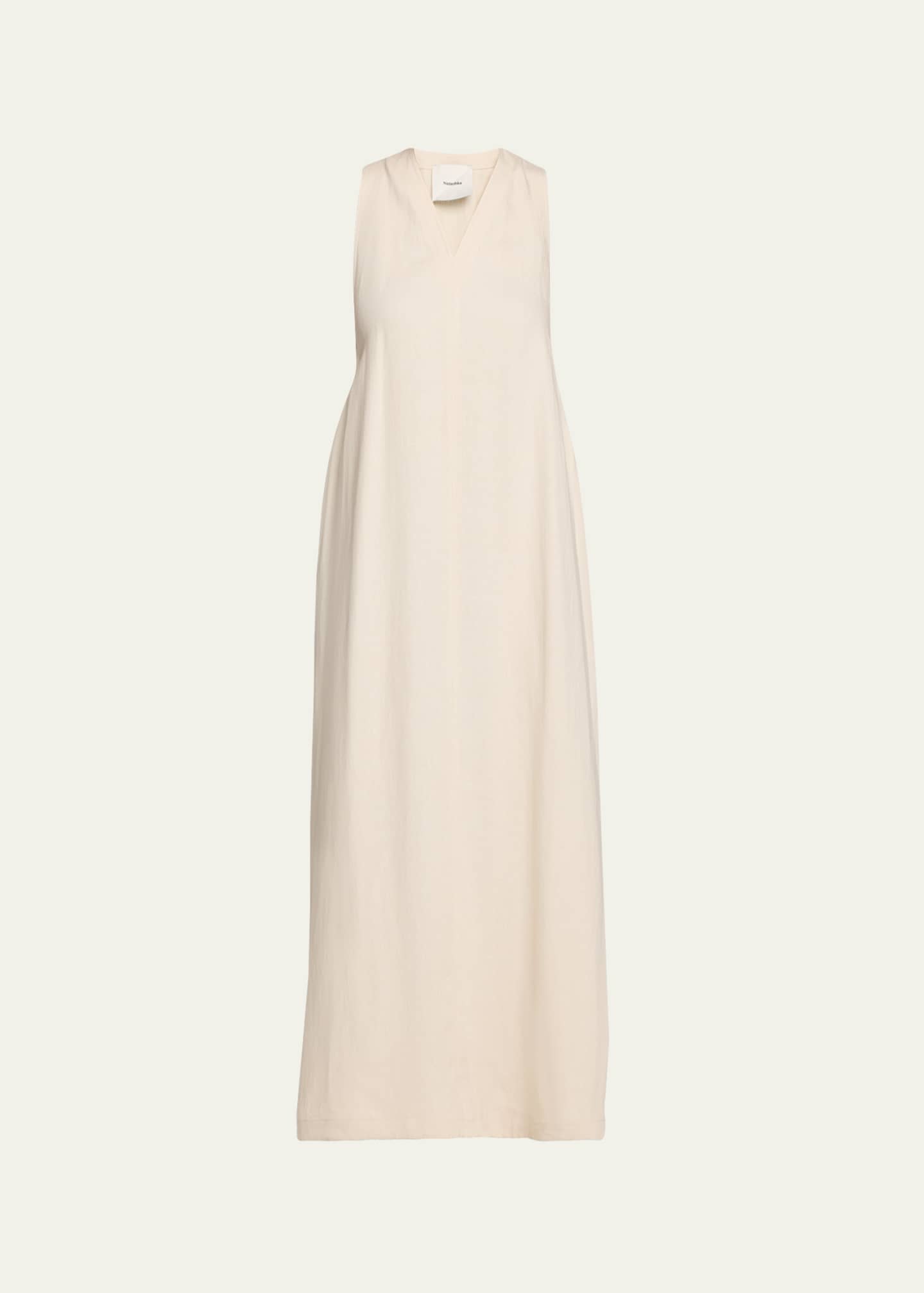 nanushka linen dress Nanushka Rayen Dress in Ivory