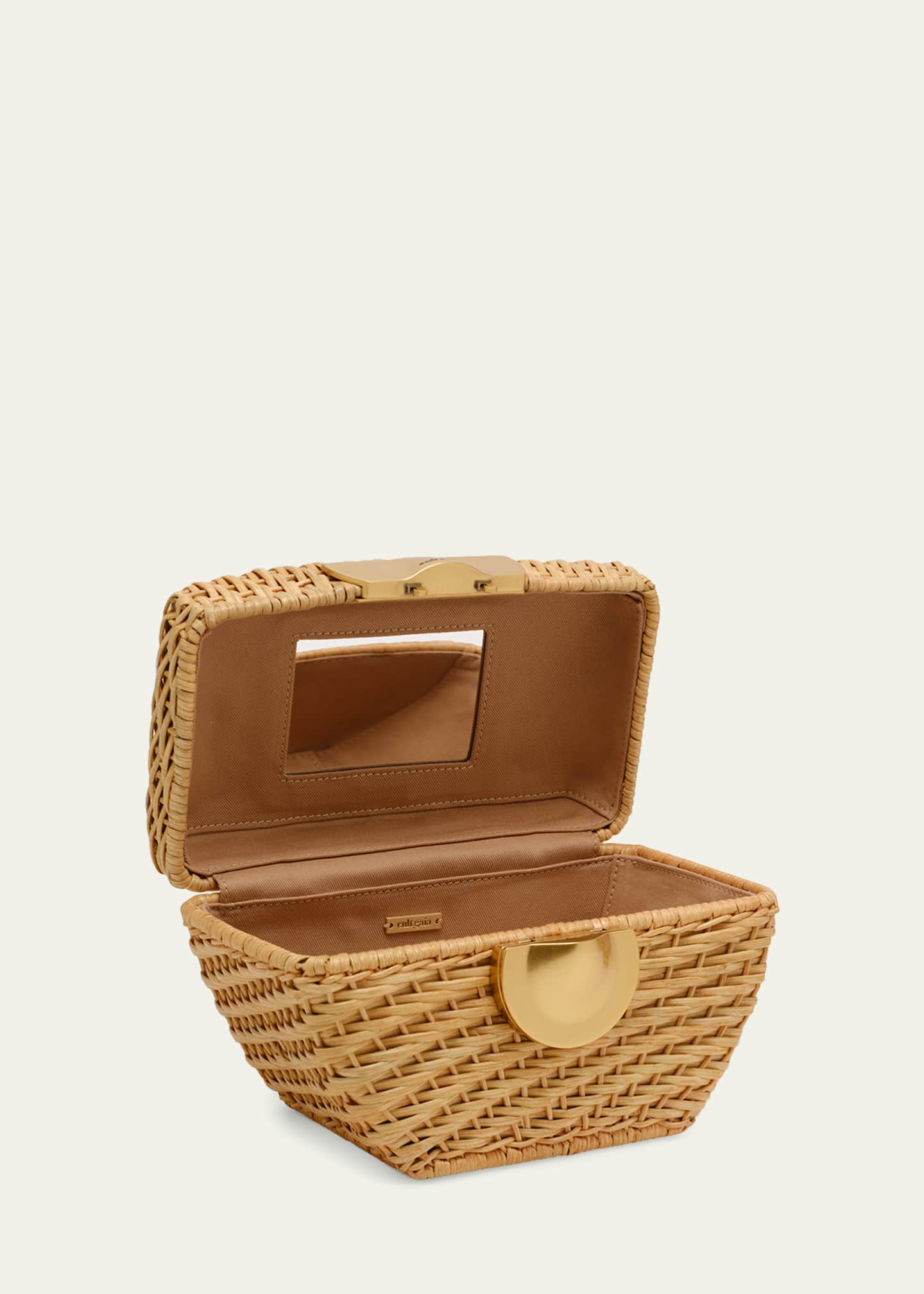 Cult Gaia Tyla Woven Rattan Top-Handle Bag - Bergdorf Goodman