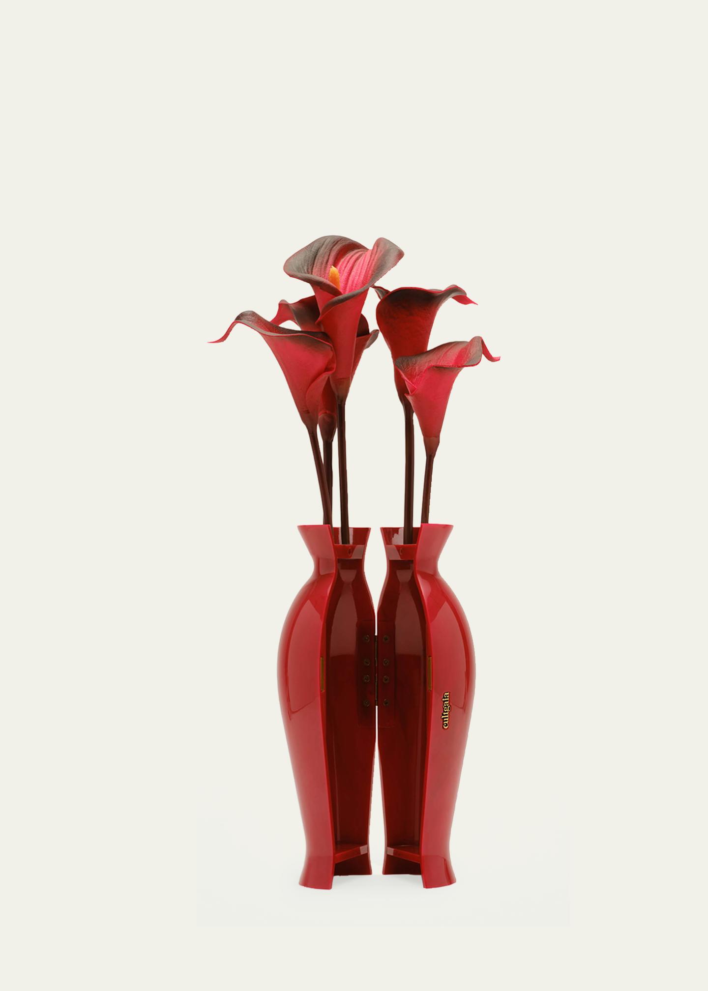 Cult Gaia Florence Acrylic Calla Lily Vase Clutch Bag - Bergdorf