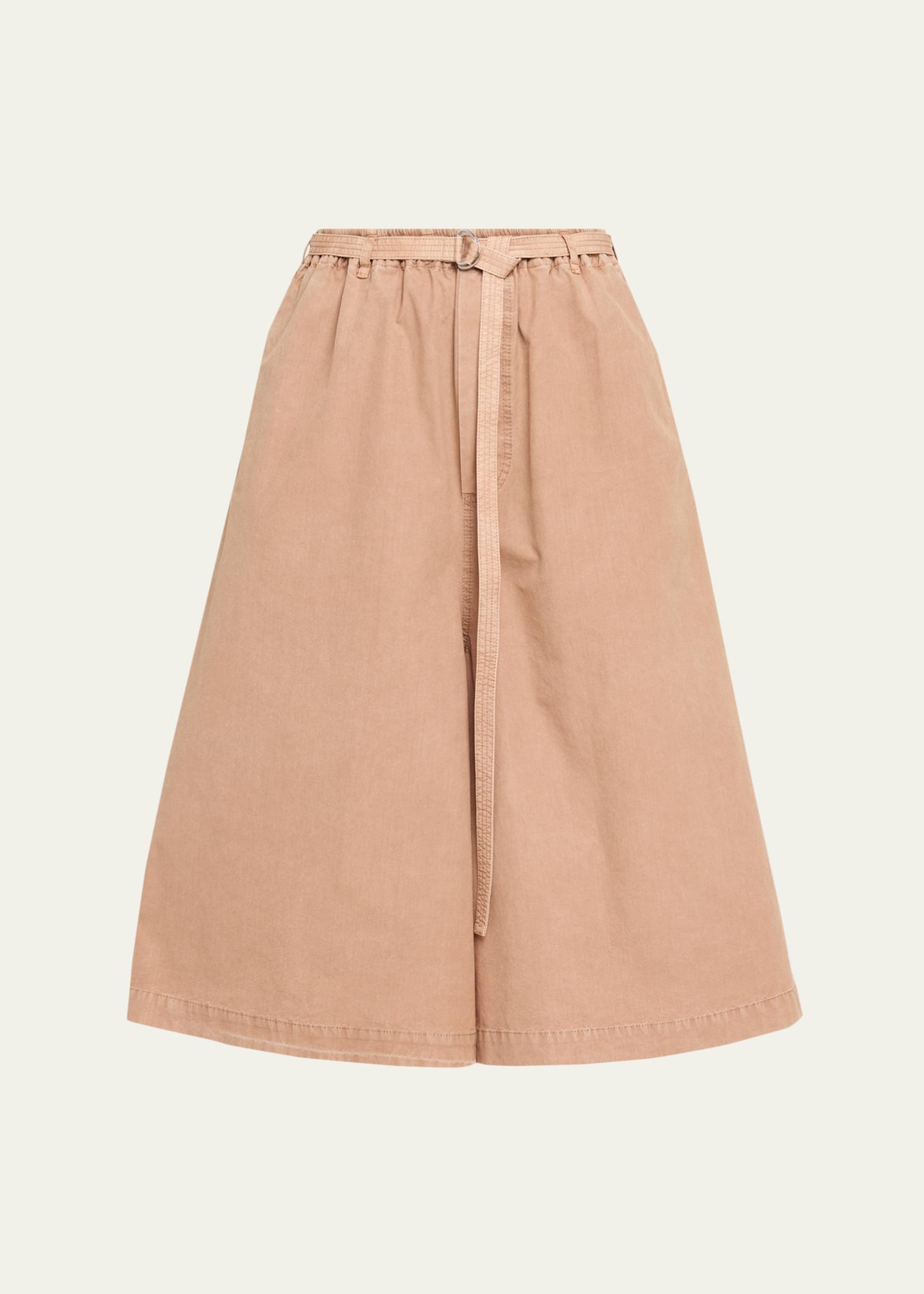 Marni Belted Wide-Leg Crop Trousers - Bergdorf Goodman