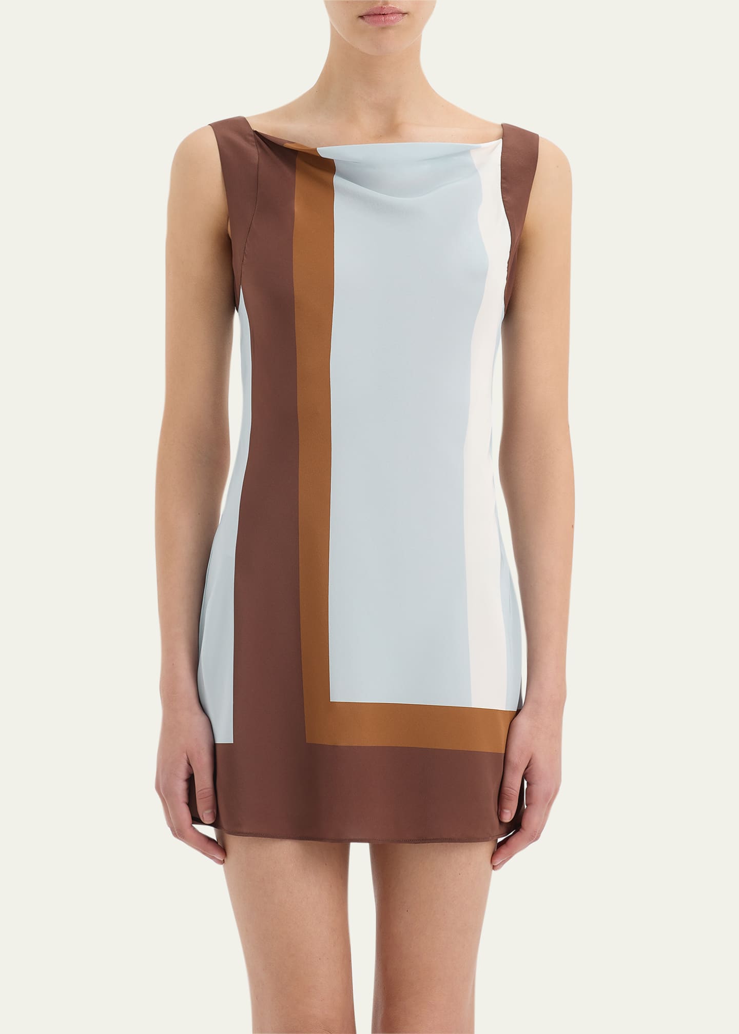 sir silk mini dress Marais printed silk mini dress - multi