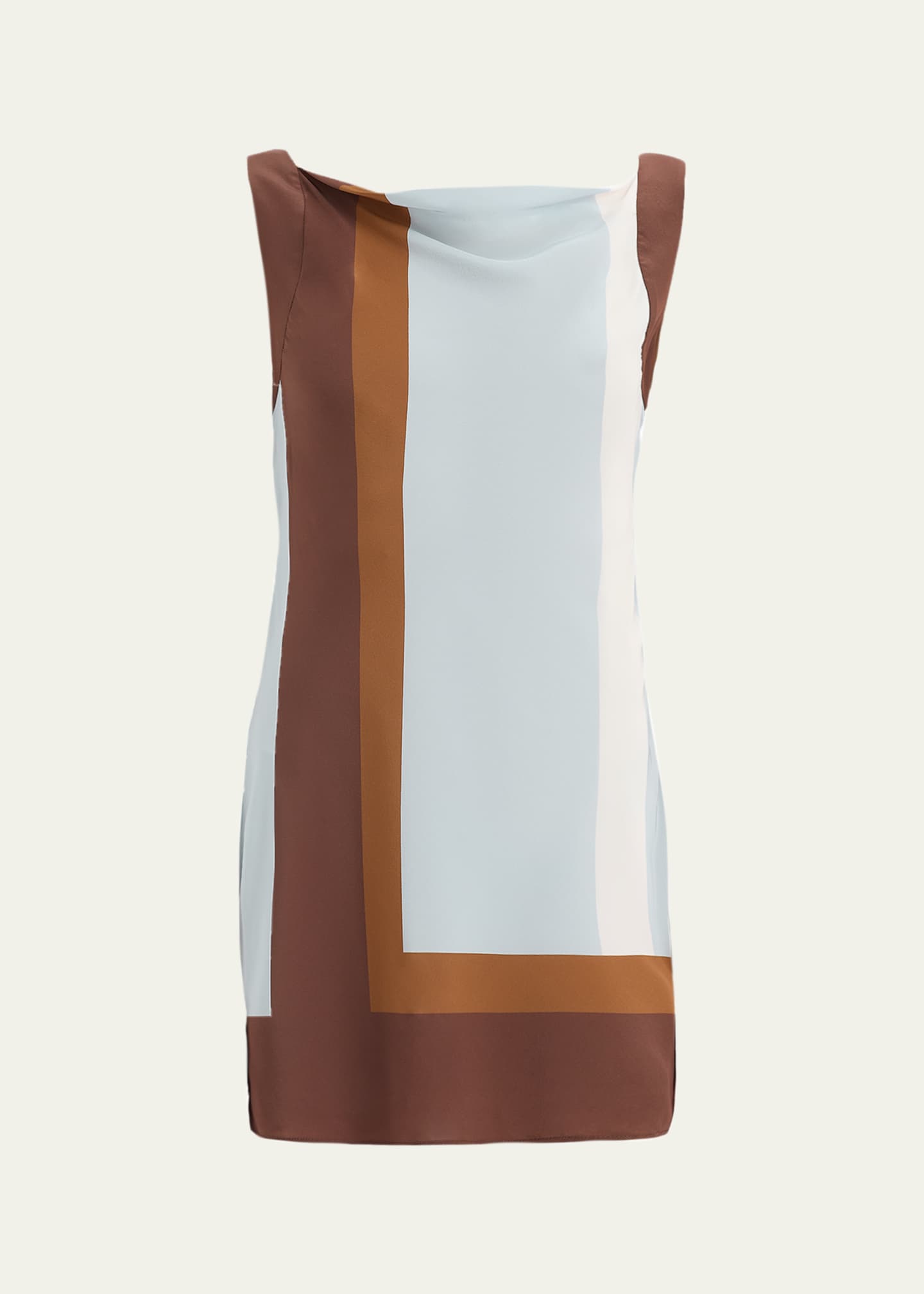 sir brown mini dress Tamara linen minidress in brown - SIR