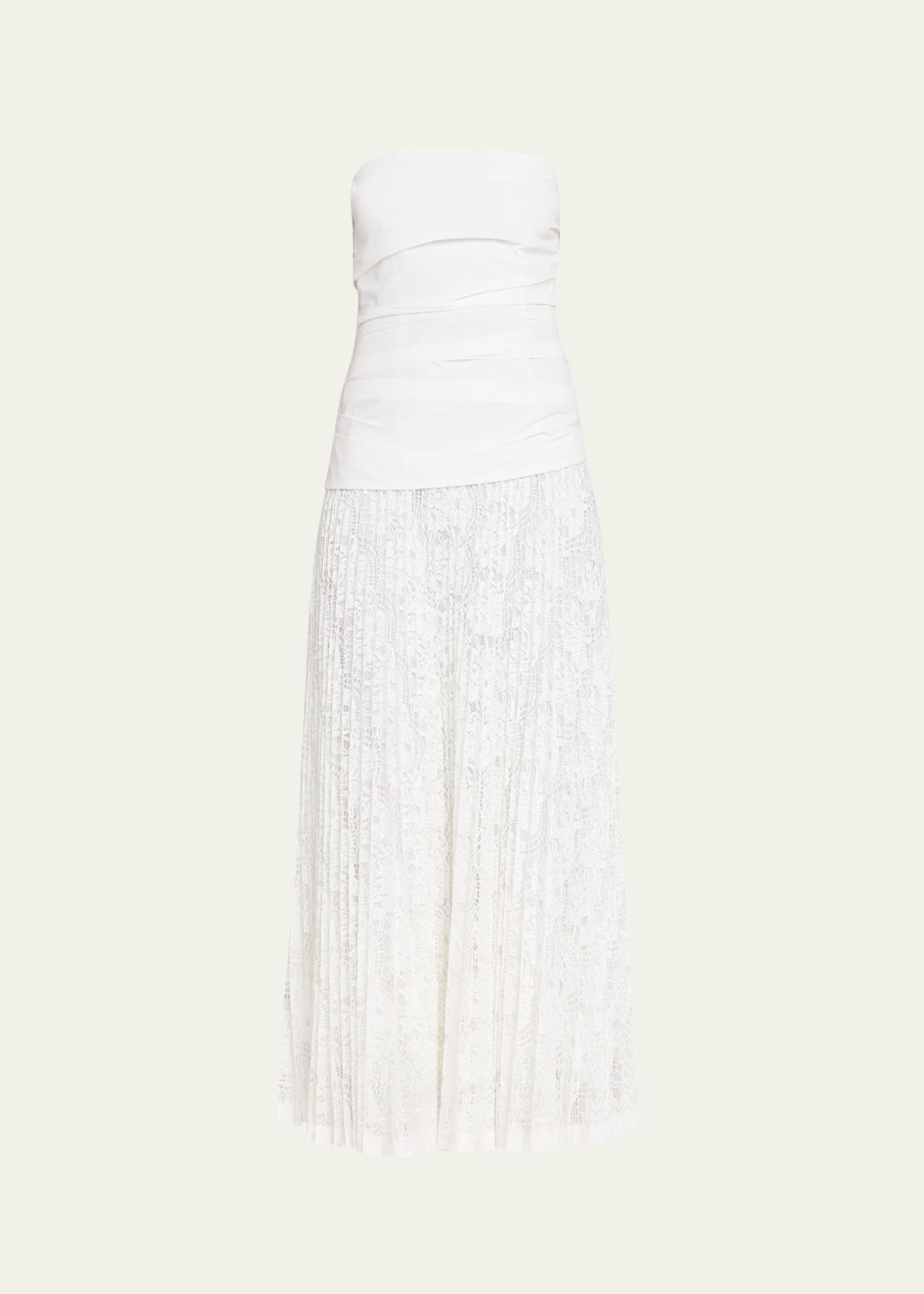 SIMKHAI Annalise Cotton Lace Midi Dress - Bergdorf Goodman
