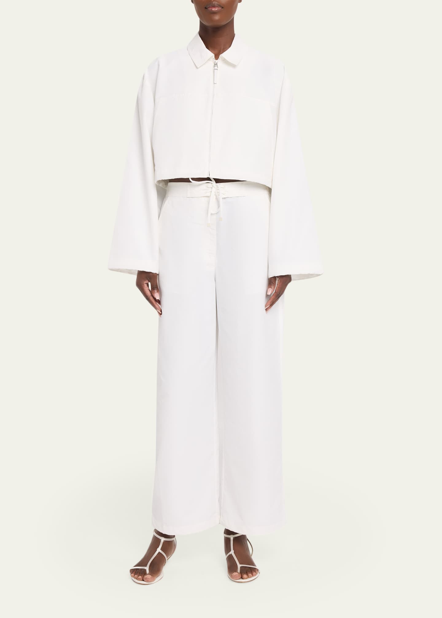 SIMKHAI Lennox Straight-Leg Pants - Bergdorf Goodman