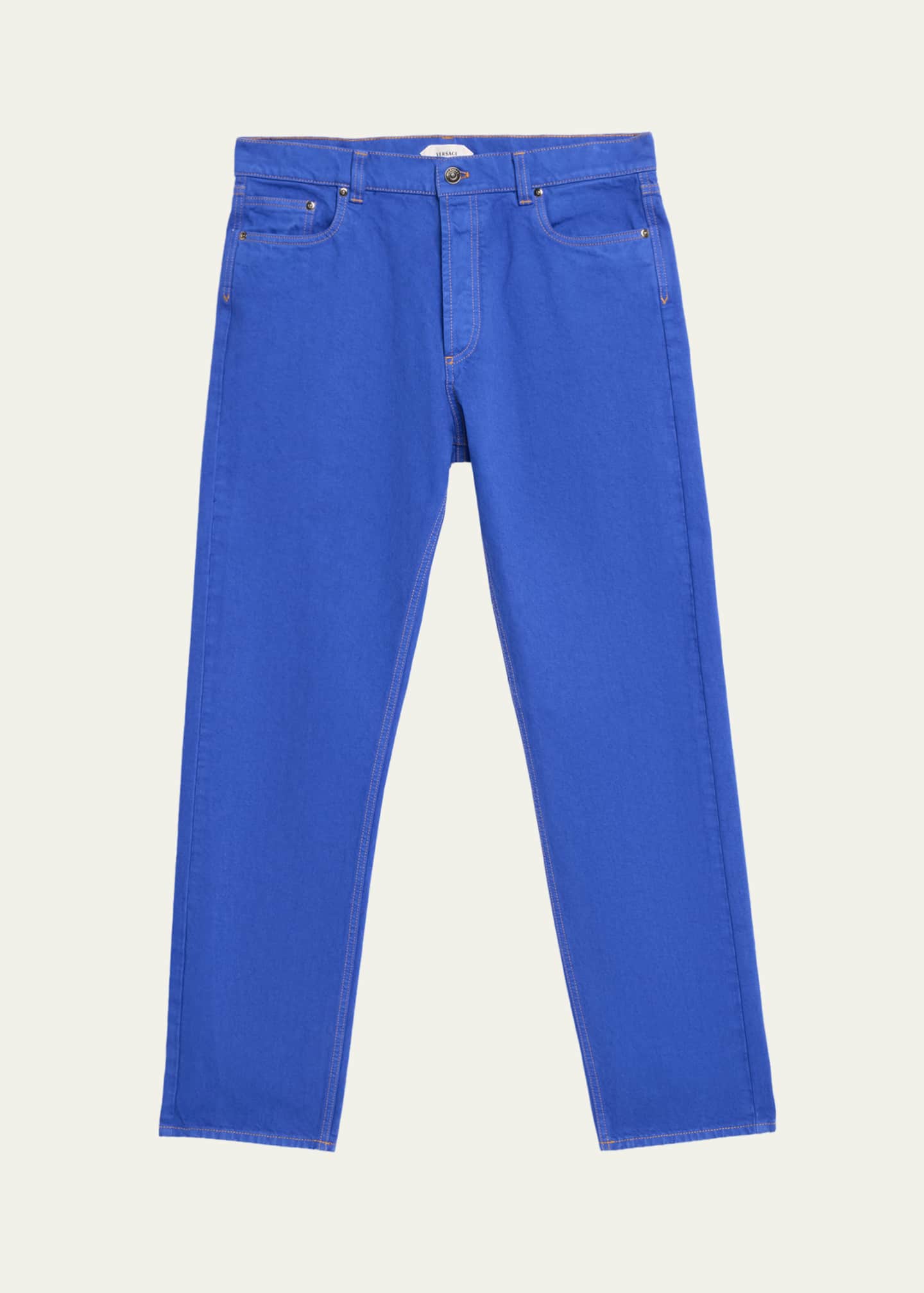 Versace Straight-Leg Jeans - Bergdorf Goodman