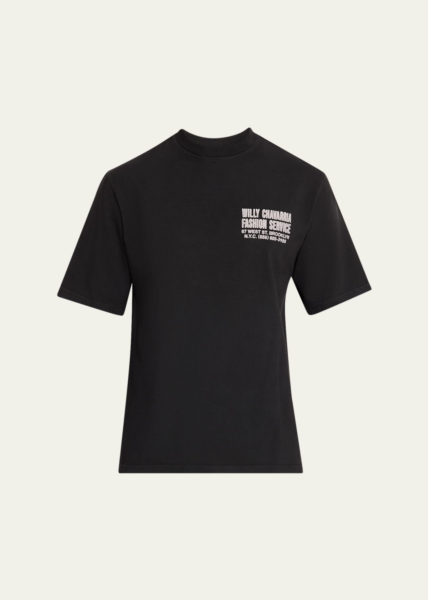 Willy Chavarria Men's Fashion Service Cotton T-Shirt - Bergdorf