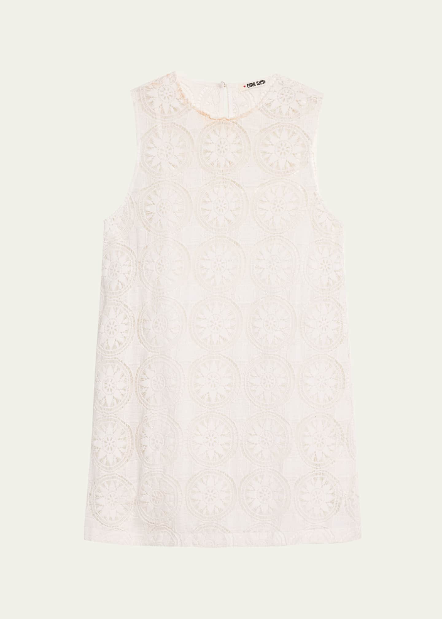 ciao lucia crochet dress Ciao Lucia Martino White Crochet Dress XXS