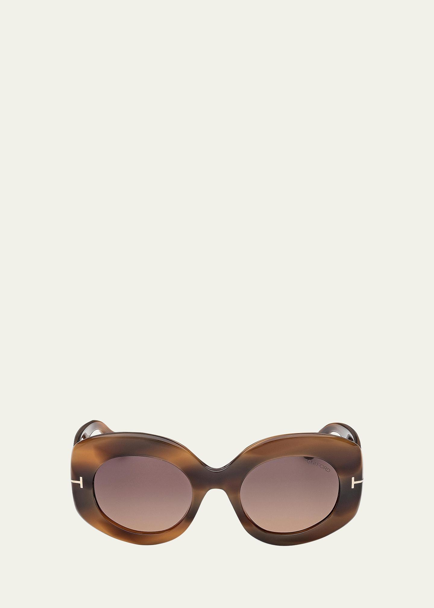 Tom Ford Women’s Oval Sunglasses (NWT) Sunglasses Oversized Tom Ford Eyeglasses Iggy Oval-frame  main image 4