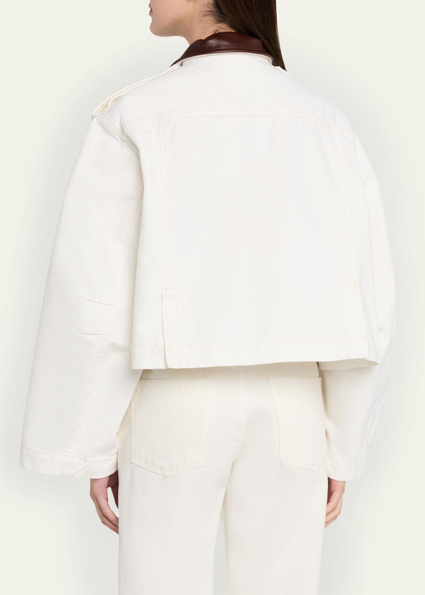 RUADH The Henderson Oversized Cotton Canvas Jacket - Bergdorf Goodman