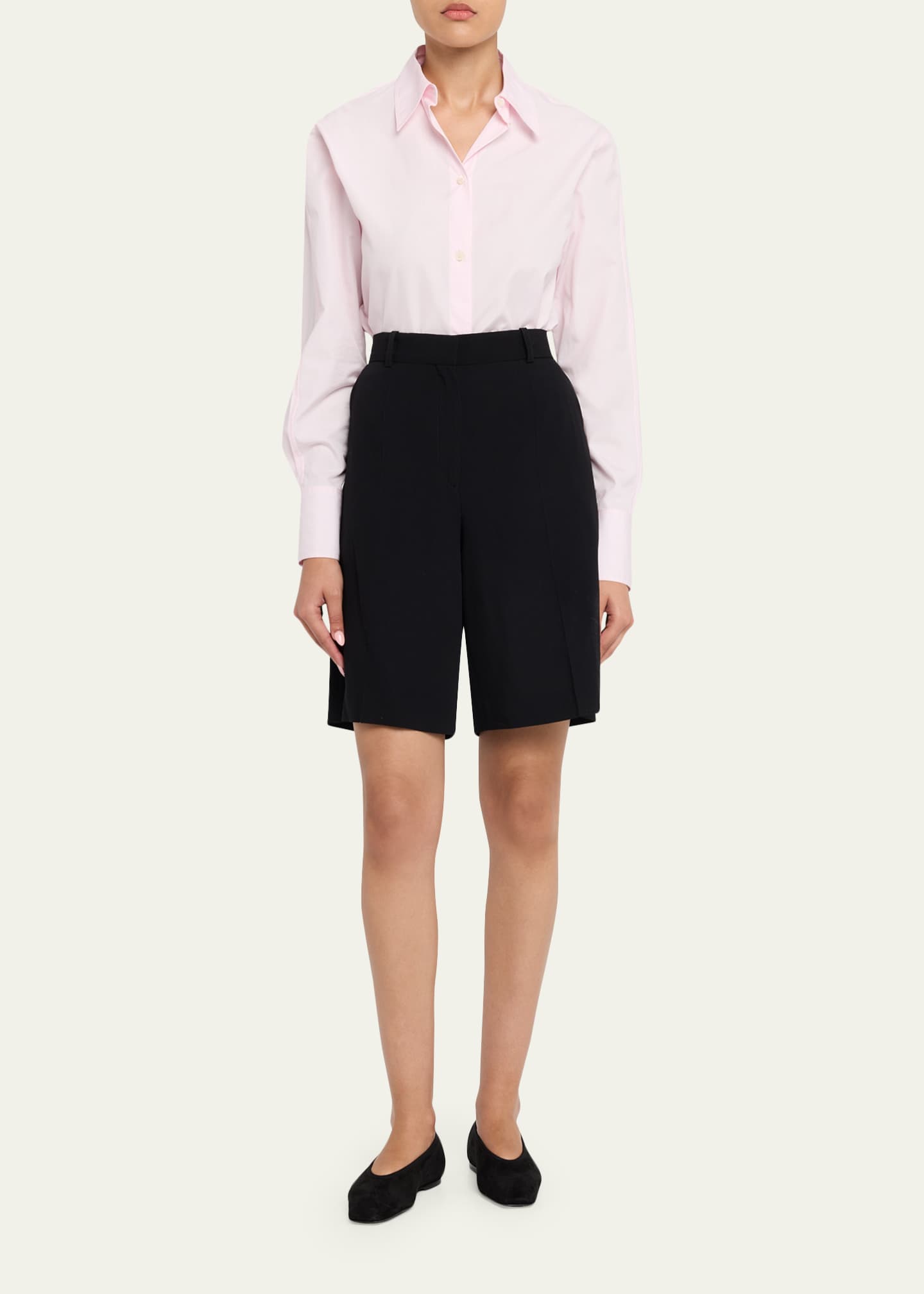 Toteme Wide Fluid Shorts - Bergdorf Goodman