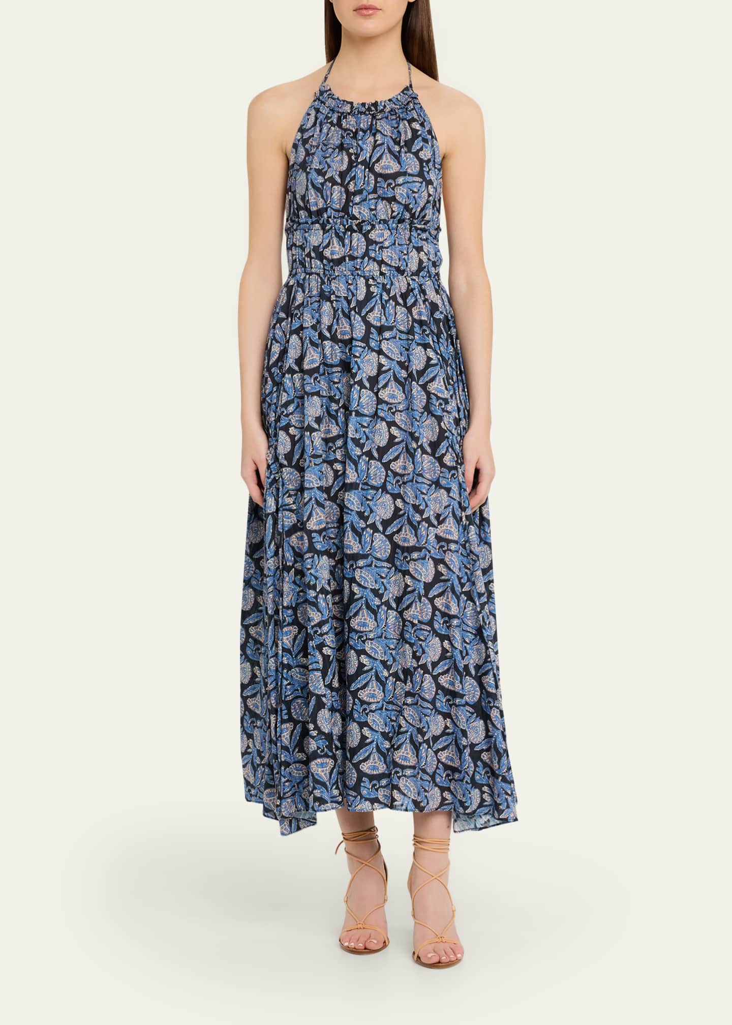 wrap halter top dress WRAP HALTER MAXI DRESS Medium