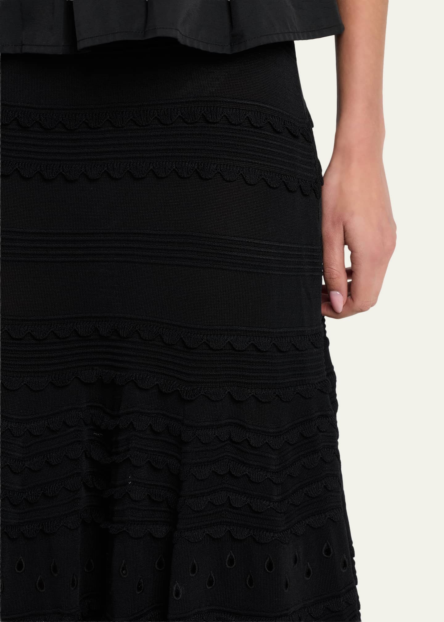 Ulla Johnson Annisa Eyelet Knit Maxi Skirt - Bergdorf Goodman