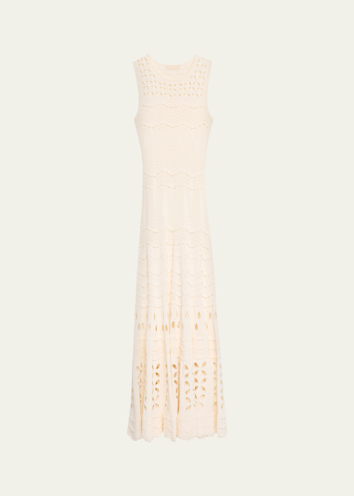 Ulla Johnson Lakshmi Knit Open-Work Maxi Dress - Bergdorf Goodman