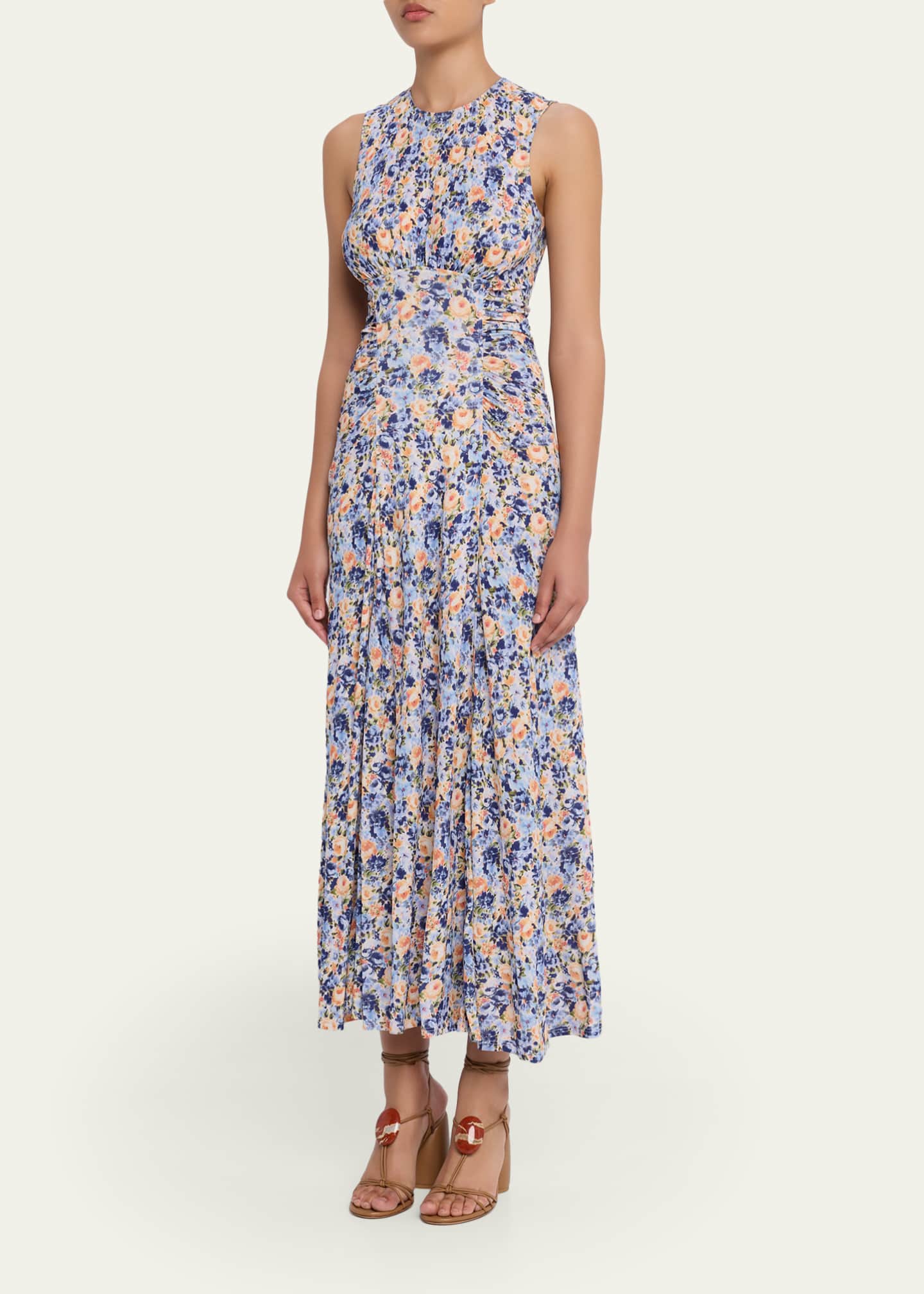 Ulla Johnson Lana Printed Sleeveless Maxi Dress - Bergdorf Goodman