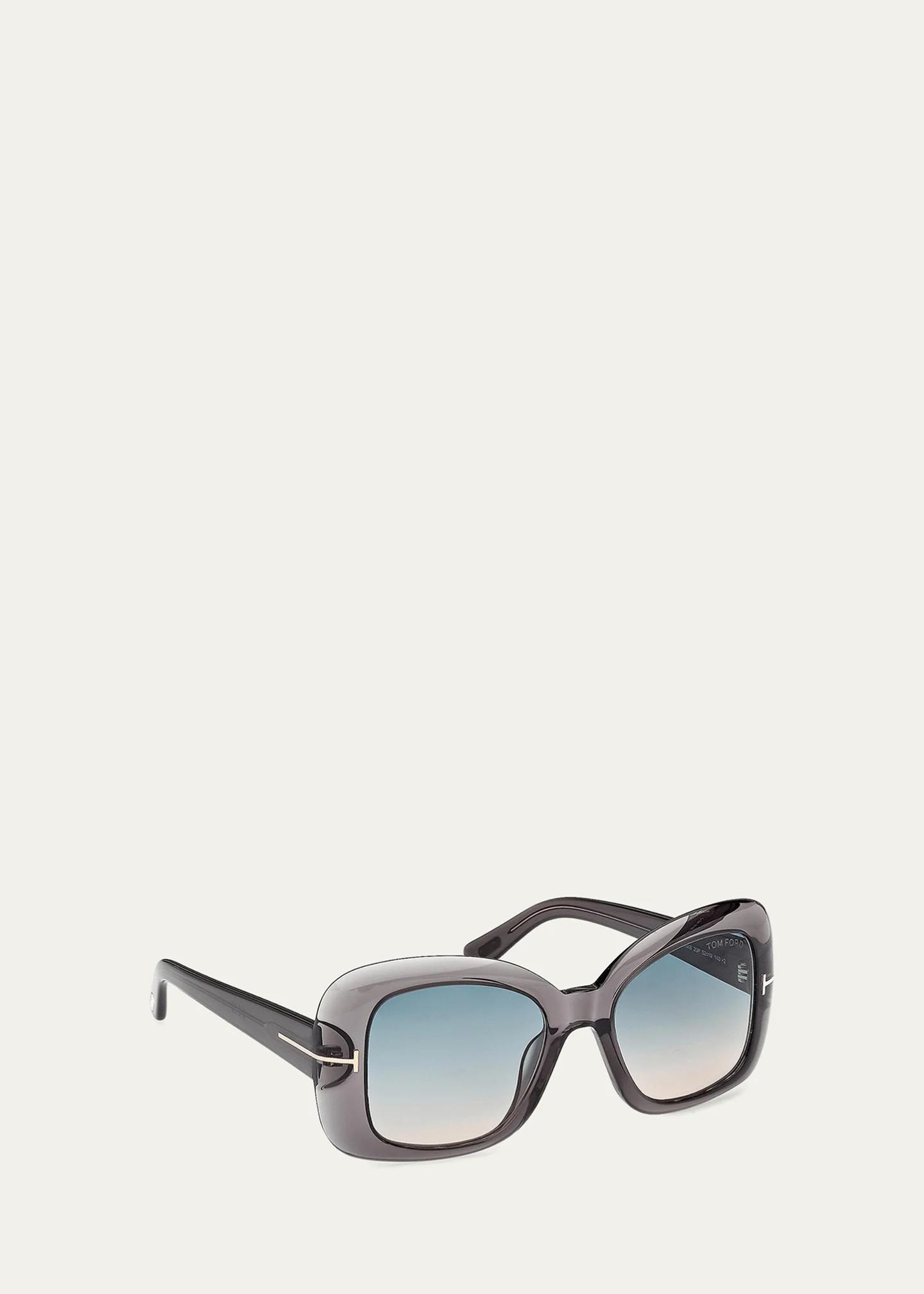 TOM FORD Sandra-02 52MM Square Sunglasses - Bergdorf Goodman