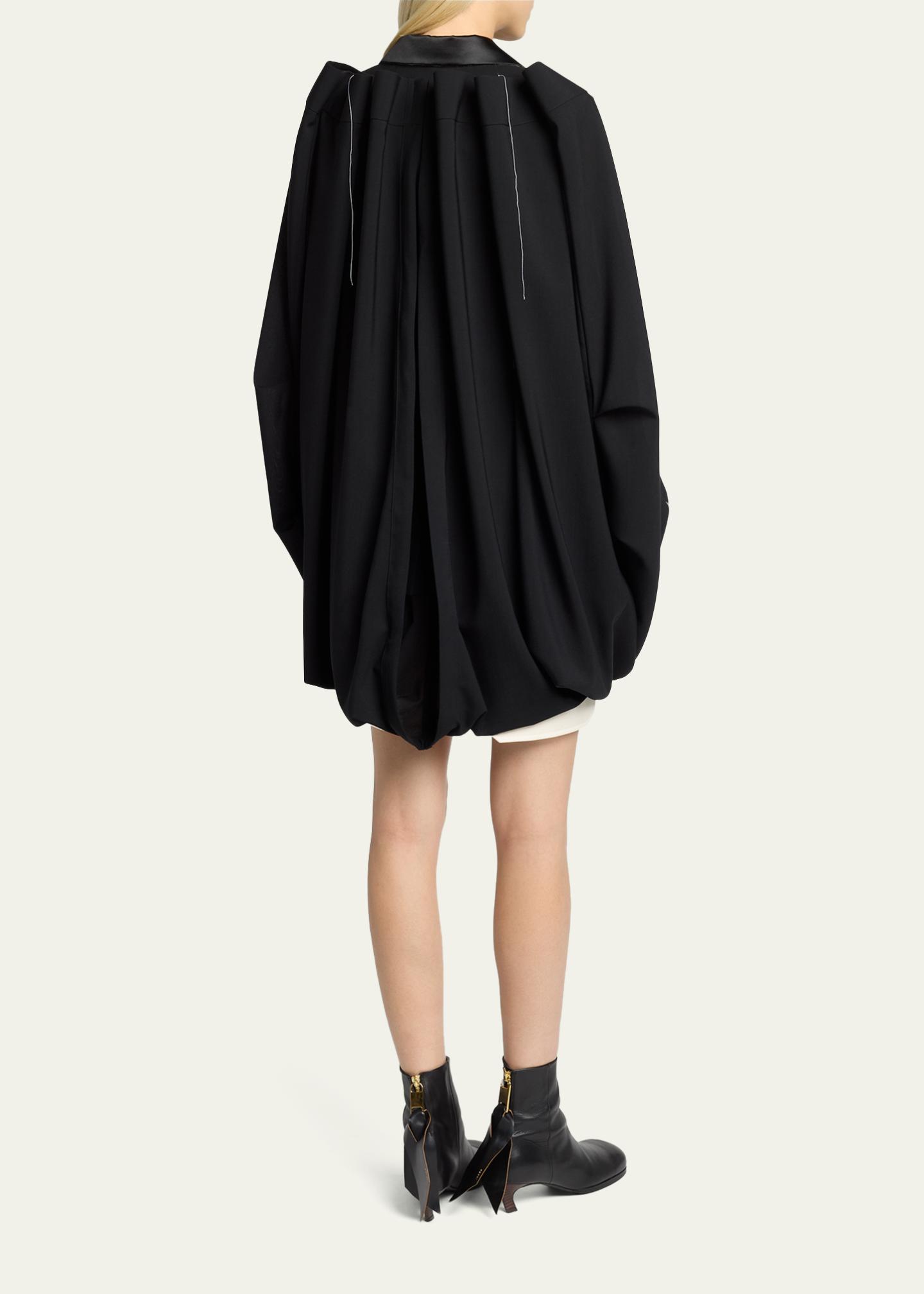 SACAI Deconstructed Bubble Cape Mini Blazer Dress - Bergdorf Goodman