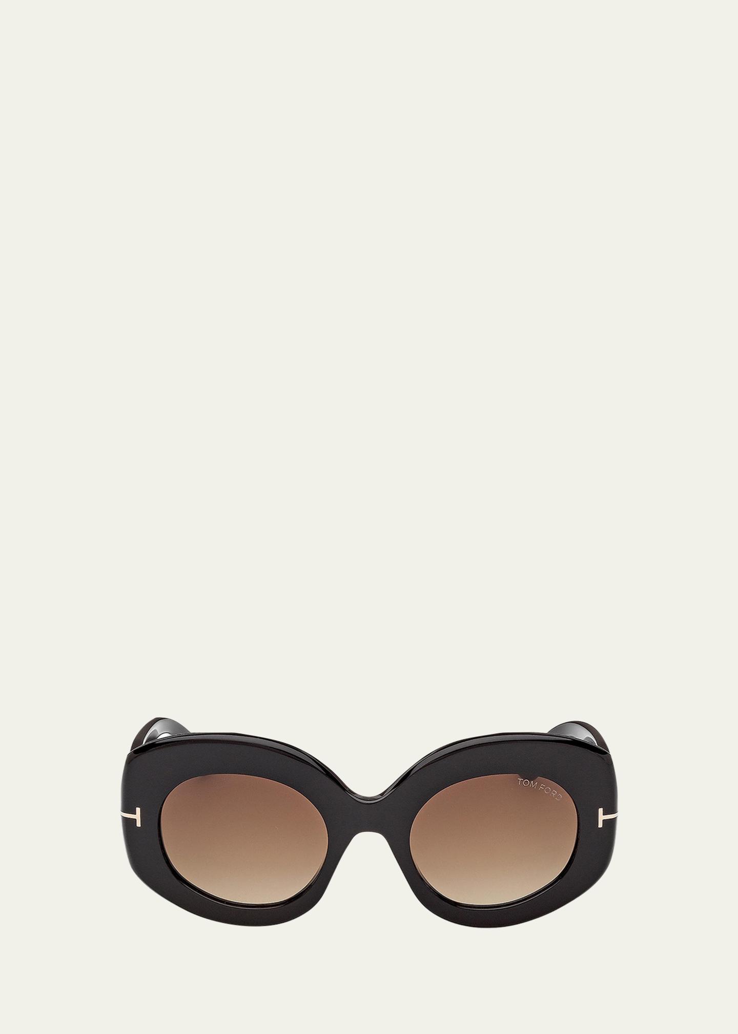 TOM FORD Claudette 51MM Oval Sunglasses - Bergdorf Goodman display picture 2