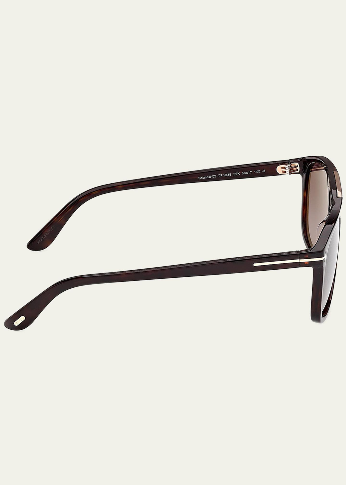 TOM FORD Brianna 58MM Aviator Sunglasses - Bergdorf Goodman