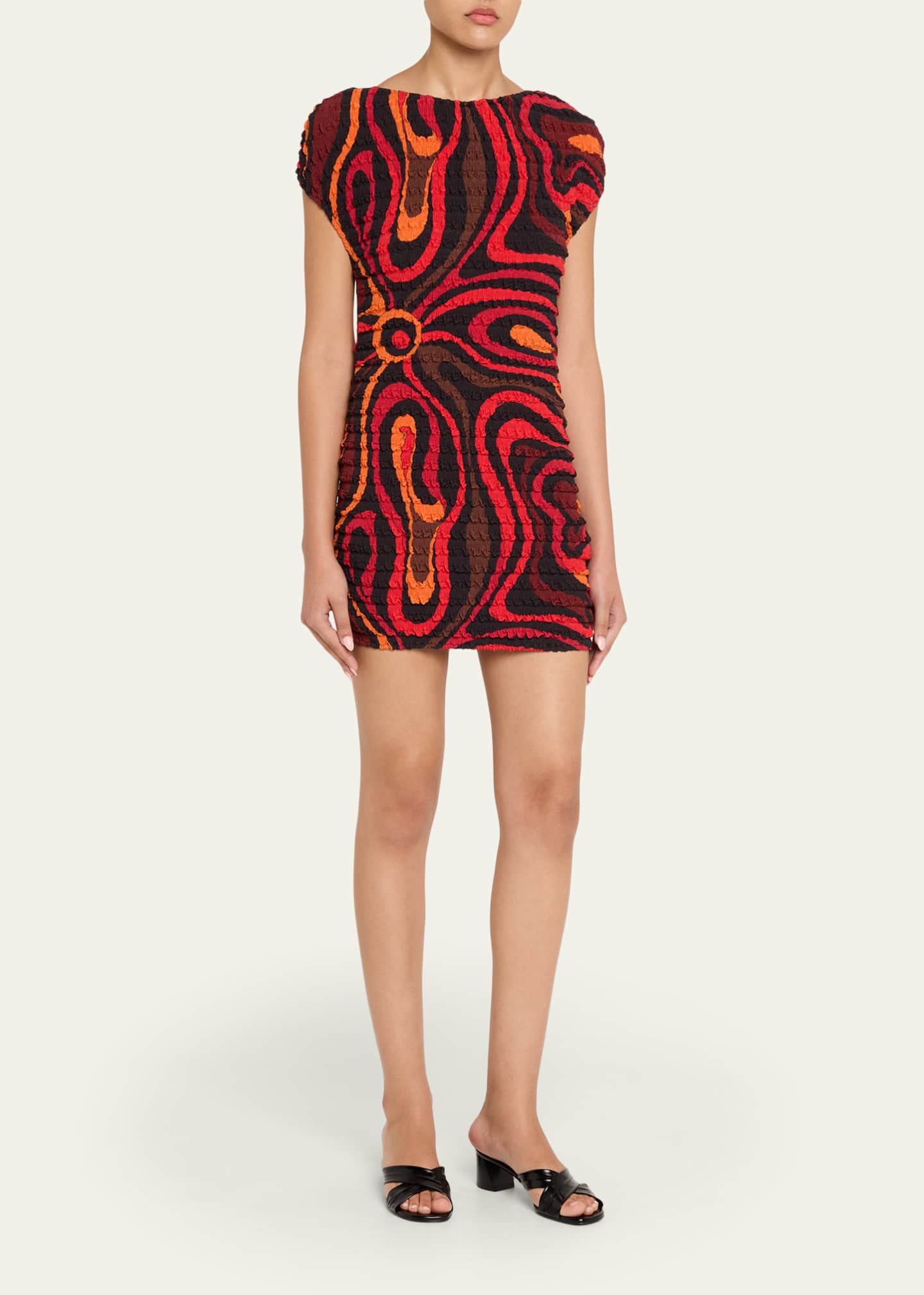 pucci mini dress Vintage by Pucci The construction favors stretch materials and light trims without visible seams Serifos Pucci Print Mini Dress