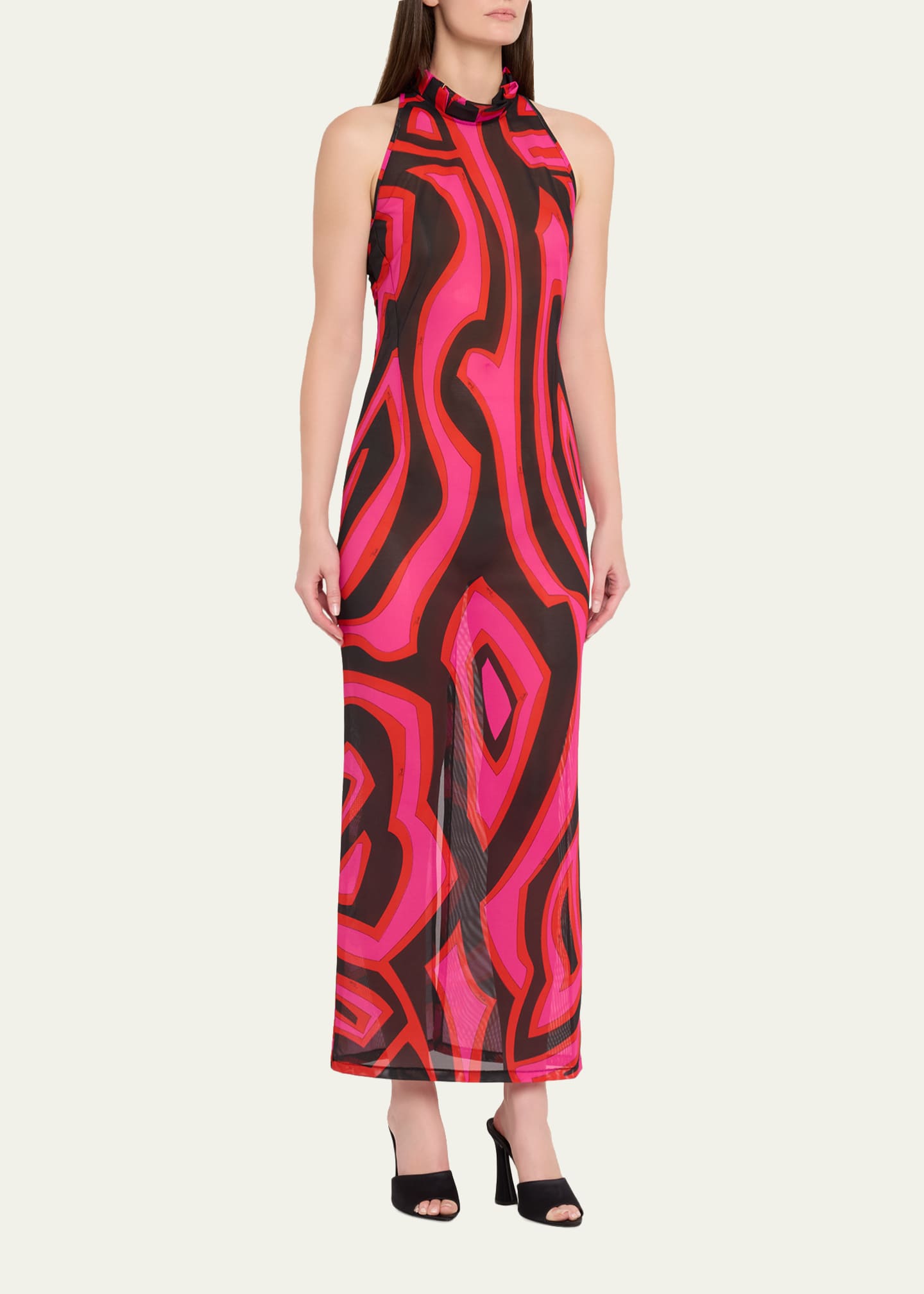 metallic gold long dress Jluxlabel Women's Ruched Metallic Maxi Dress