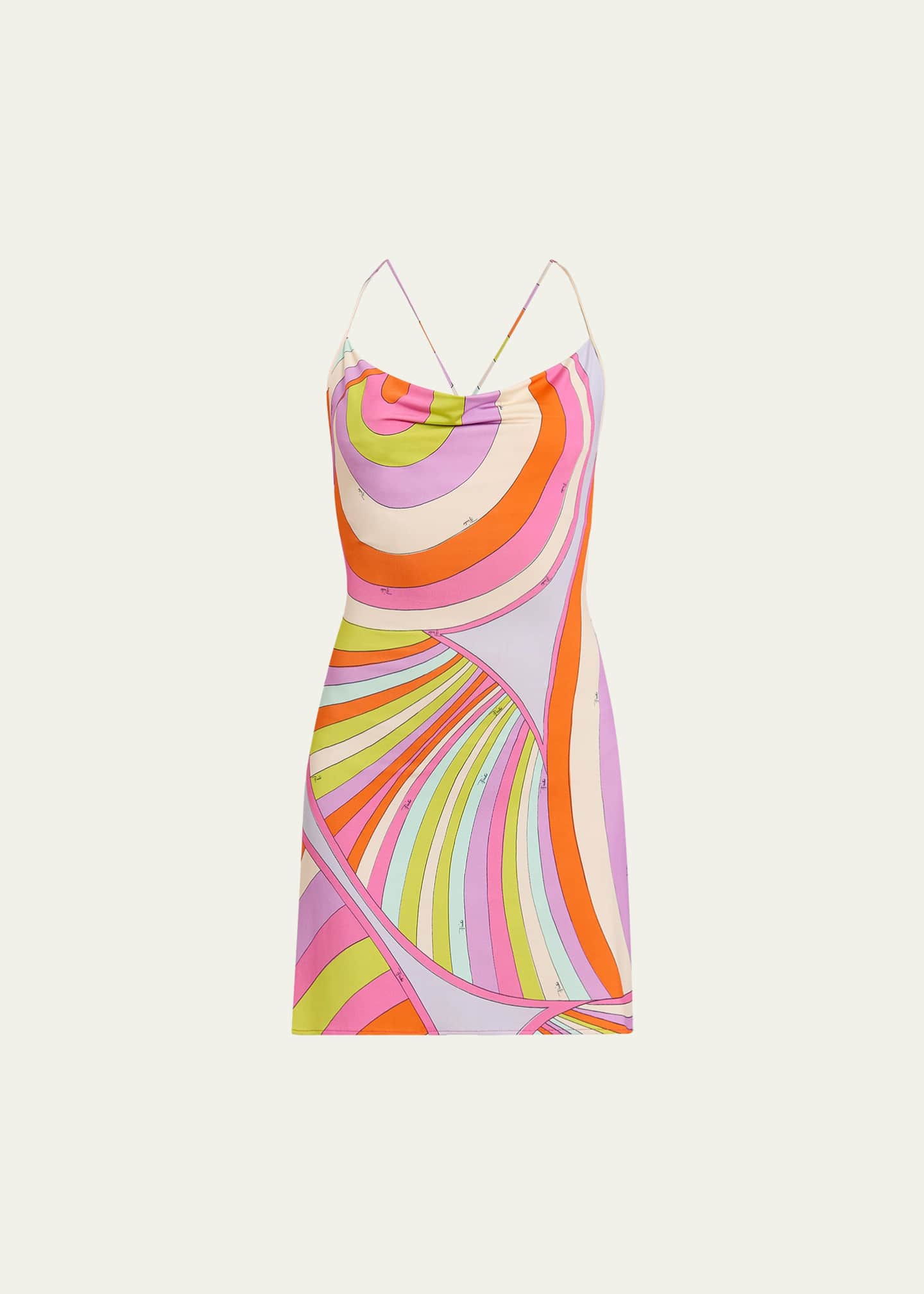 pucci jersey dress Printed jersey mini dress - multi