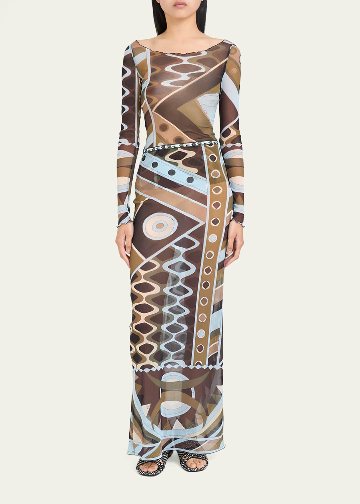 Pucci Vivara Tulle Maxi Skirt - Bergdorf Goodman