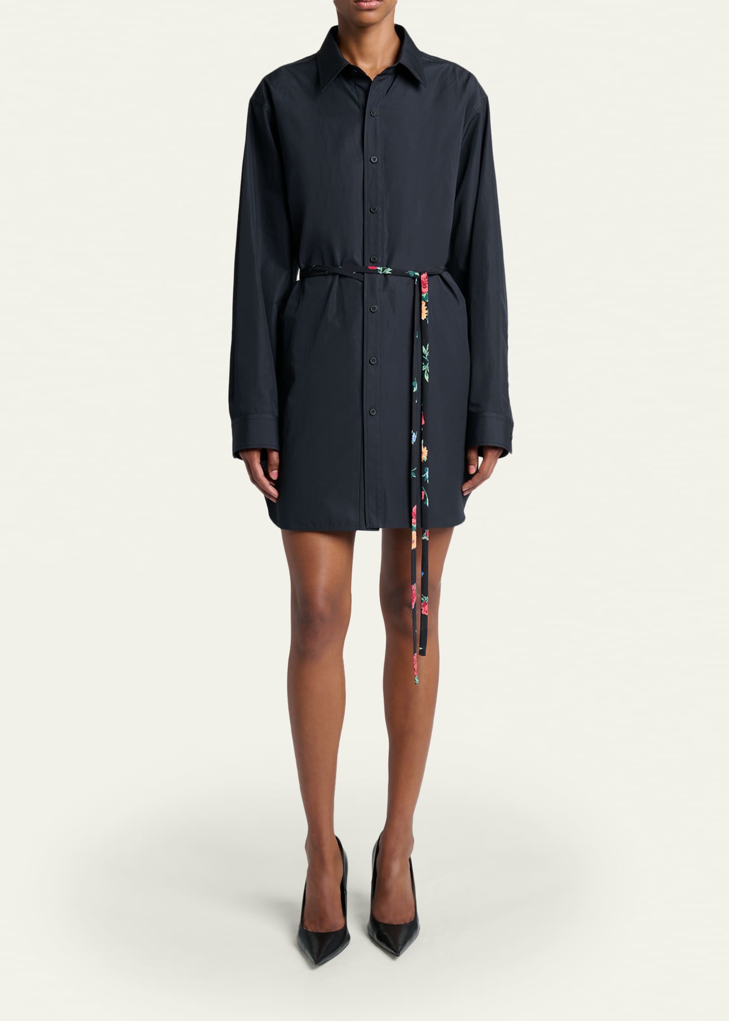 balenciaga floral mini dress Mini dress Balenciaga Multicolour size 36 FR in Polyester