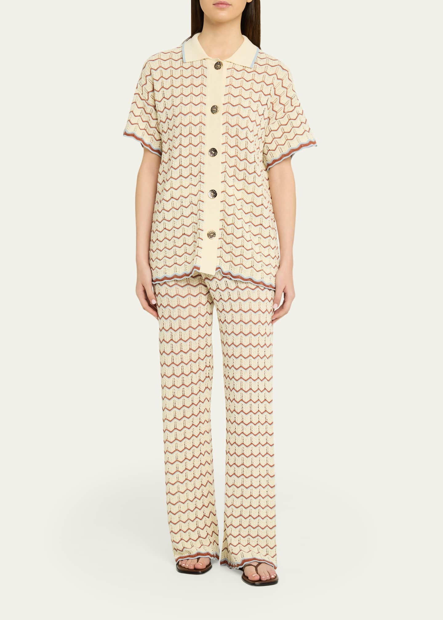 Cara Cara Hunter Crochet Pants - Bergdorf Goodman